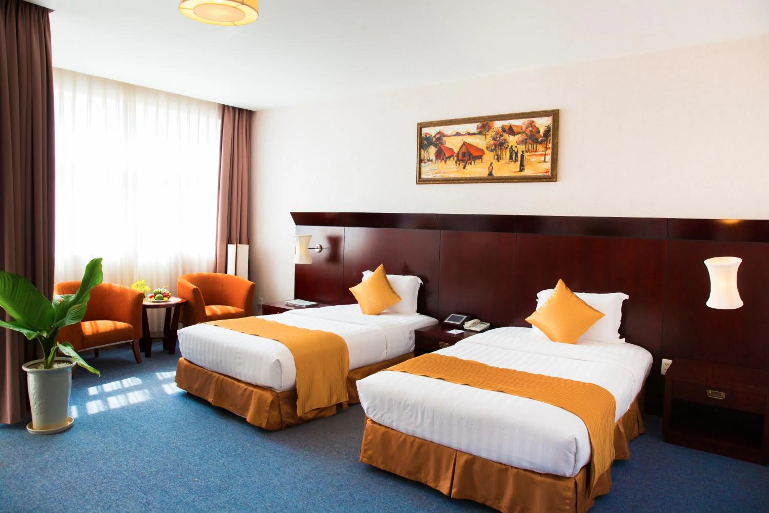 Bed in Dakruco Hotel