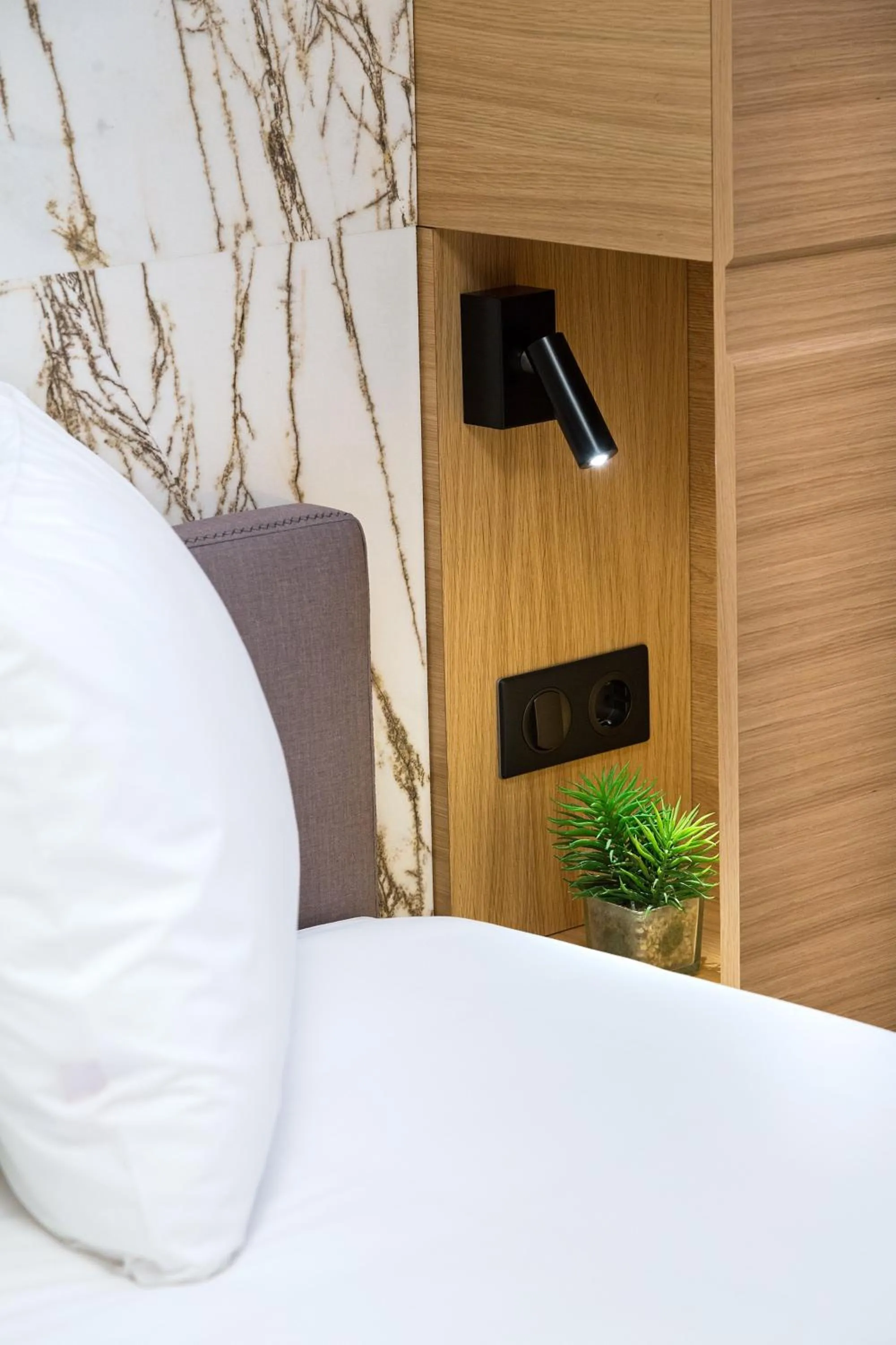 Bed in Aegli Hotel Volos