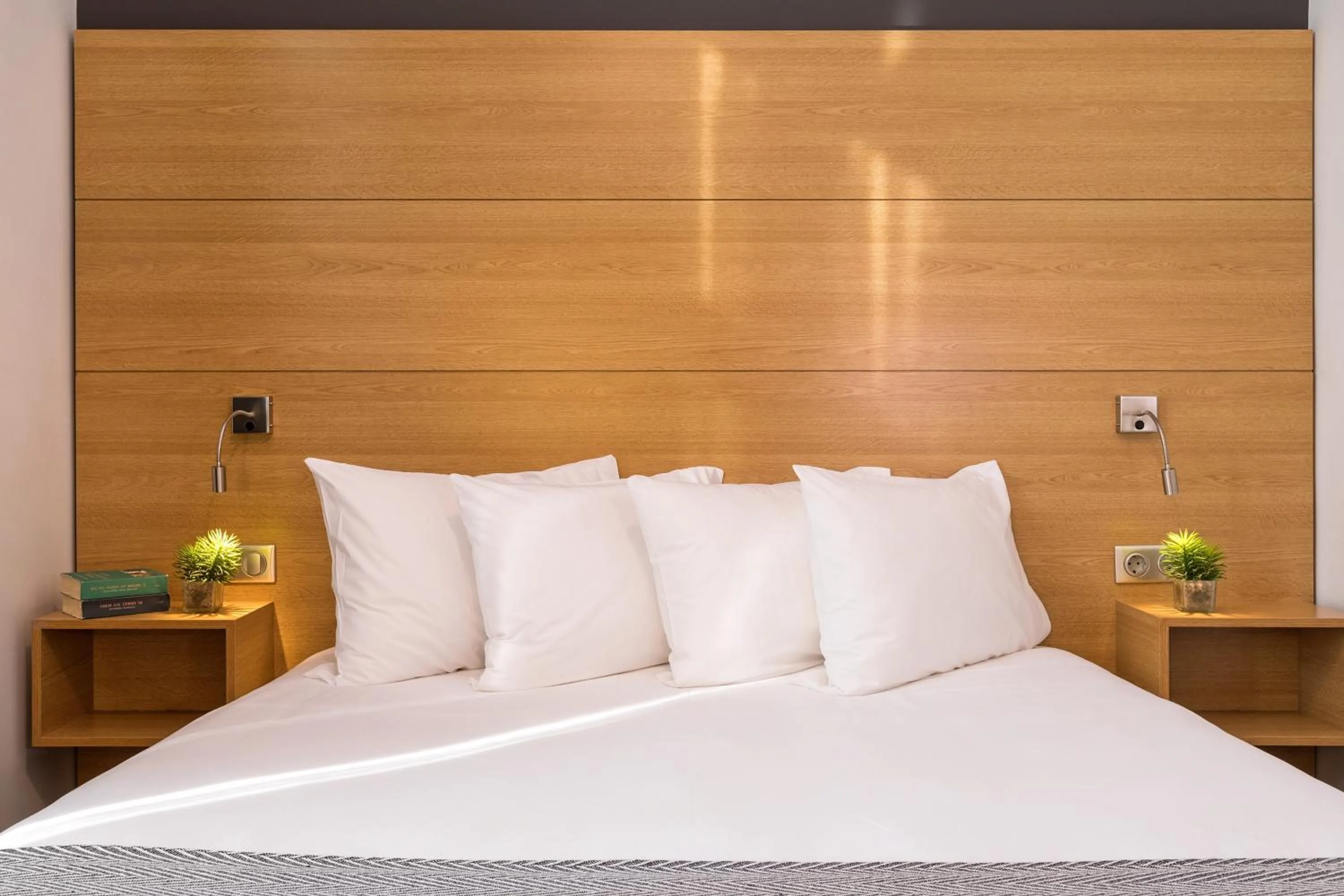 Bed in Aegli Hotel Volos