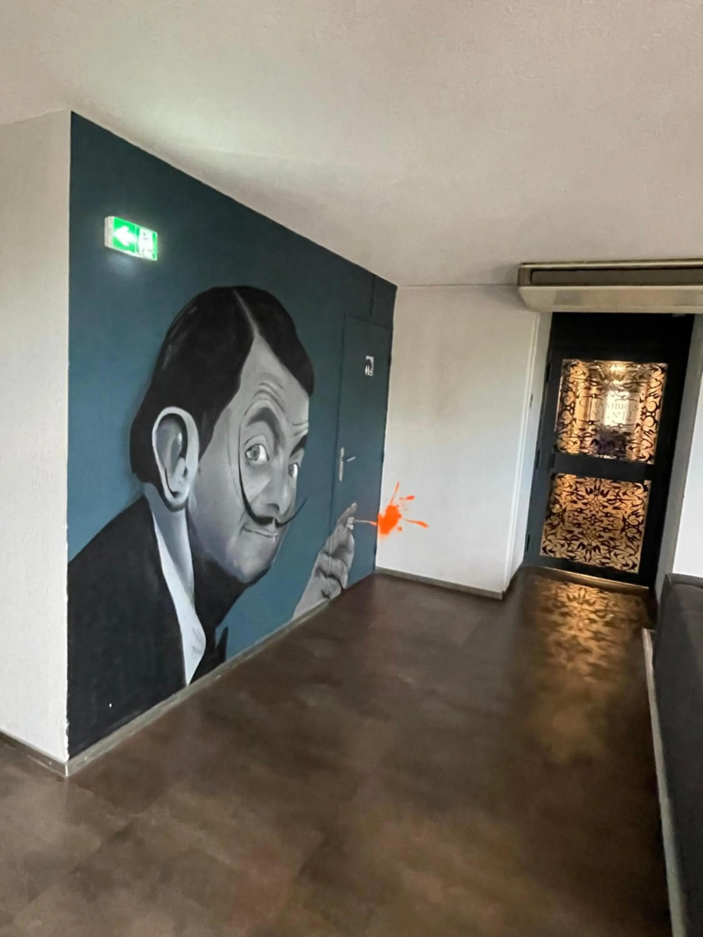 Communal lounge/ TV room in Hotel Restaurant Kyriad Brive Centre