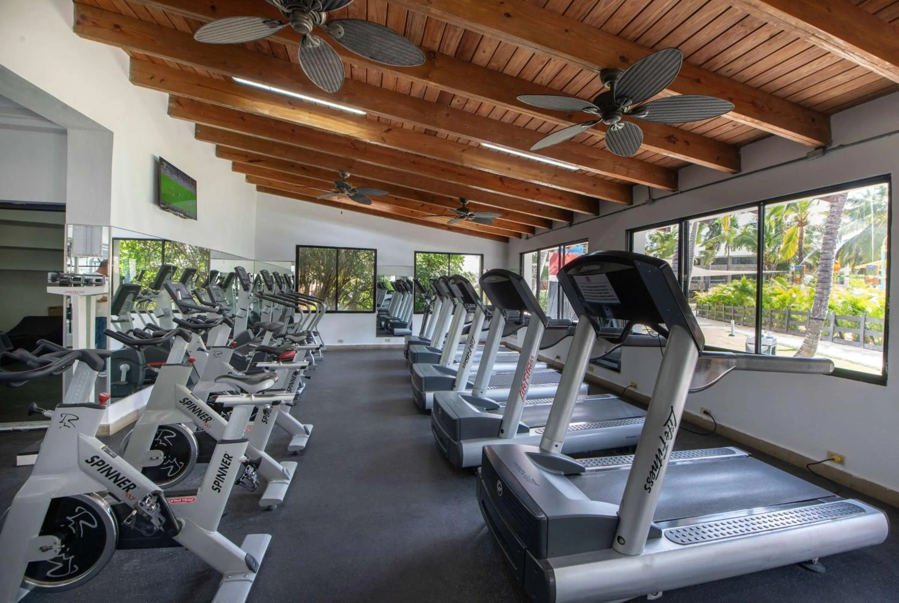 Fitness centre/facilities in Viva Dominicus Beach by Wyndham, A Trademark All Inclusive