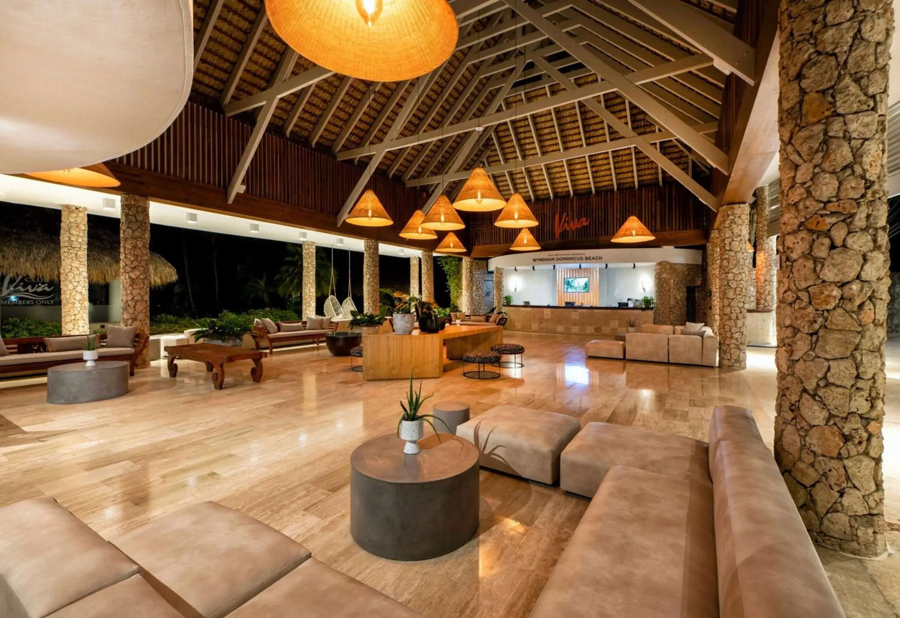 Lobby or reception in Viva Dominicus Beach by Wyndham, A Trademark All Inclusive Lobby or reception in Viva Dominicus Beach by Wyndham, A Trademark All Inclusive
