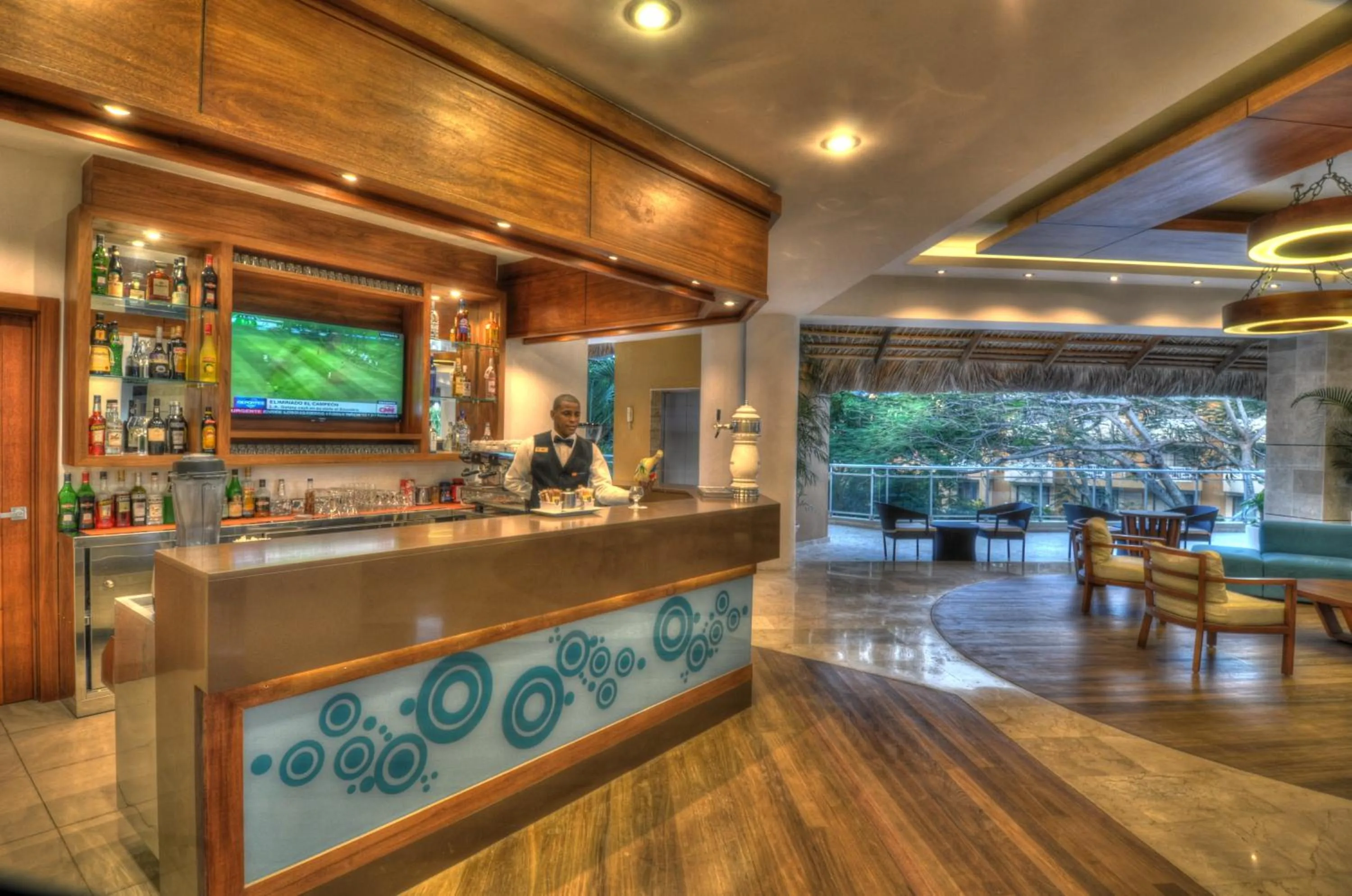 Lounge or bar in Viva Dominicus Palace by Wyndham, A Trademark All Inclusive