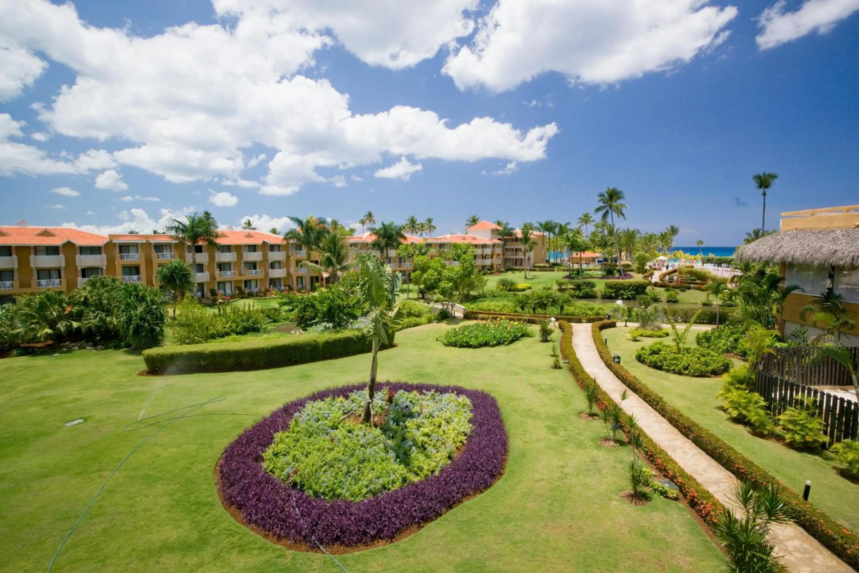 Garden in Viva Dominicus Palace by Wyndham, A Trademark All Inclusive
