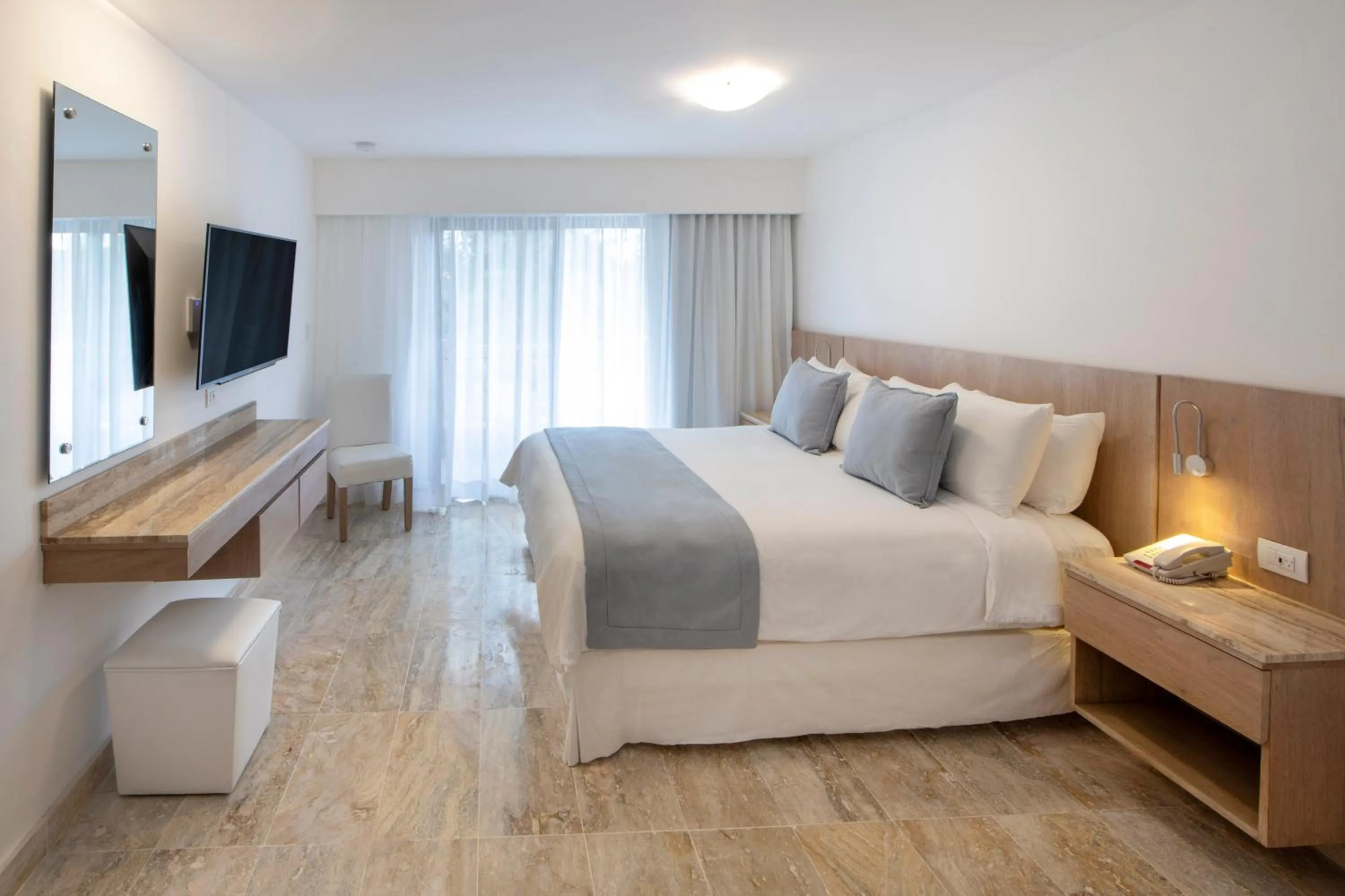 Bedroom, Bed in Viva Dominicus Palace by Wyndham, A Trademark All Inclusive