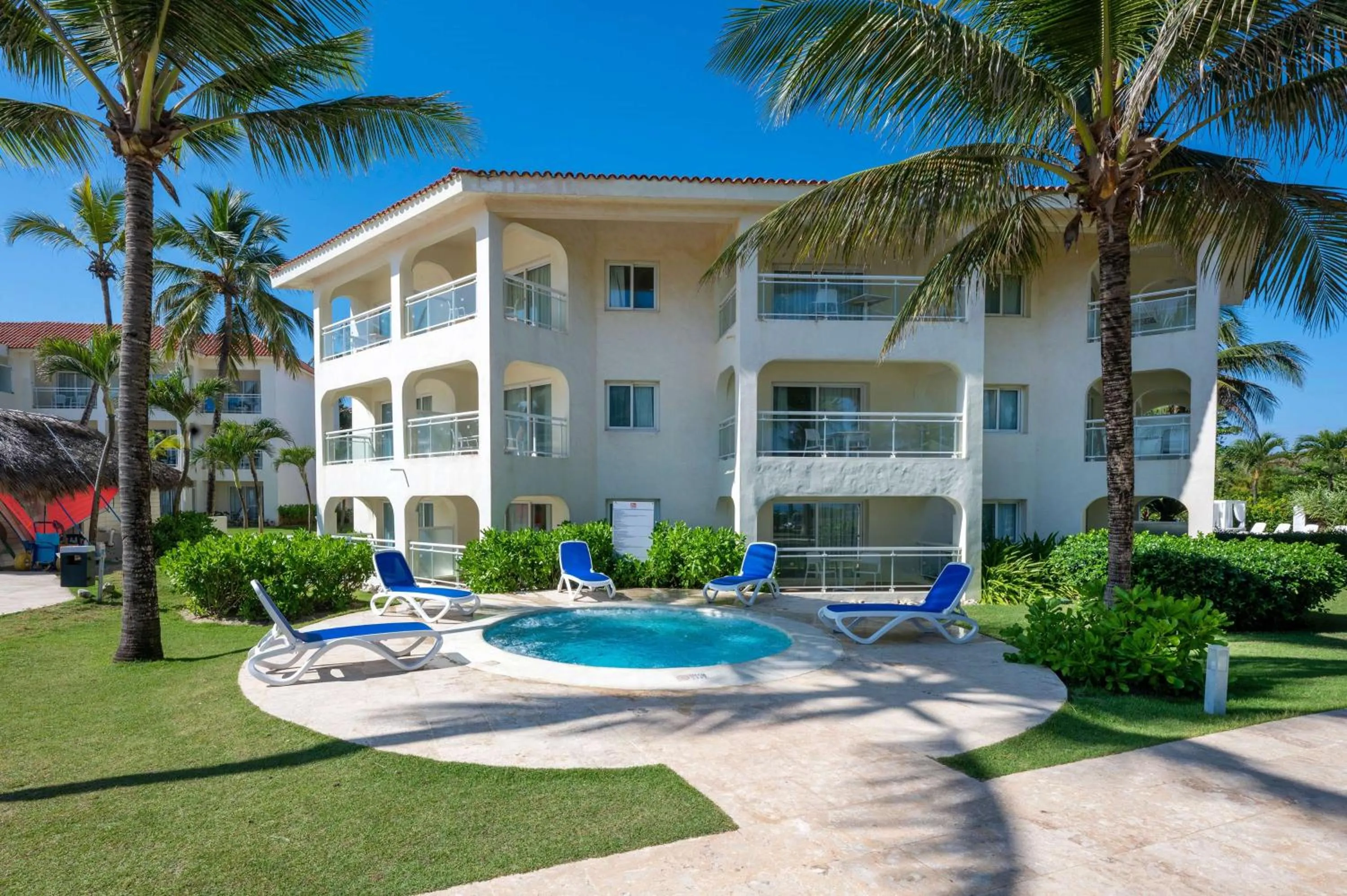 Property building in Viva Tangerine by Wyndham, A Trademark All Inclusive