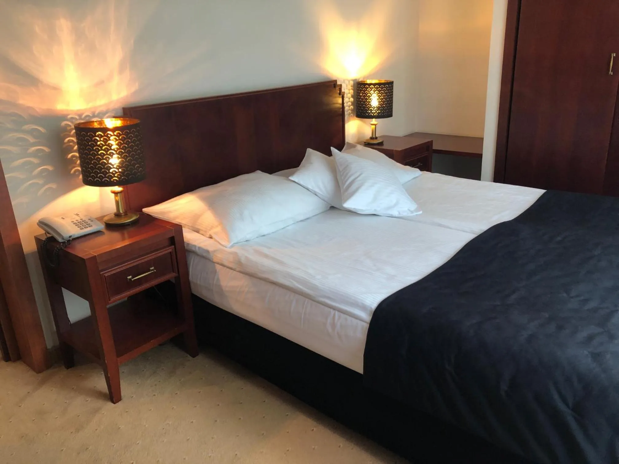 Bed in Hotel Mościcki