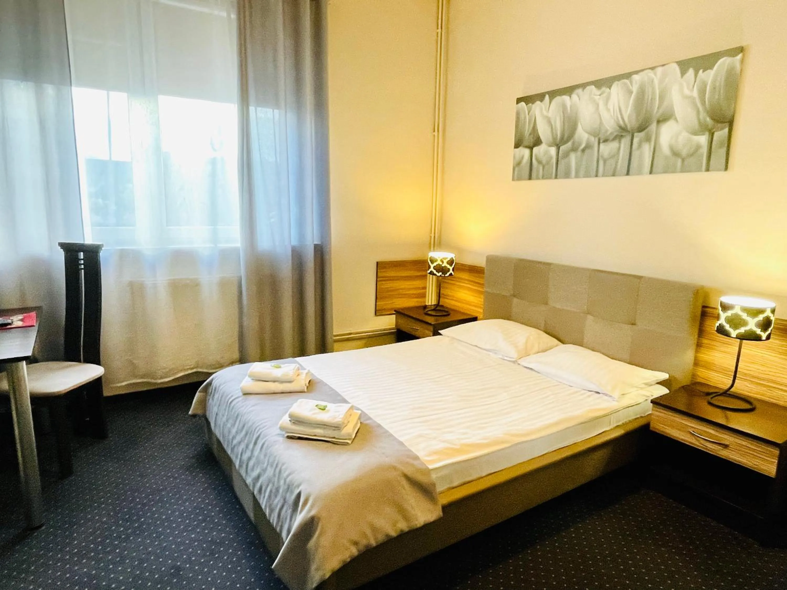 Bed in Hotel Seven 7