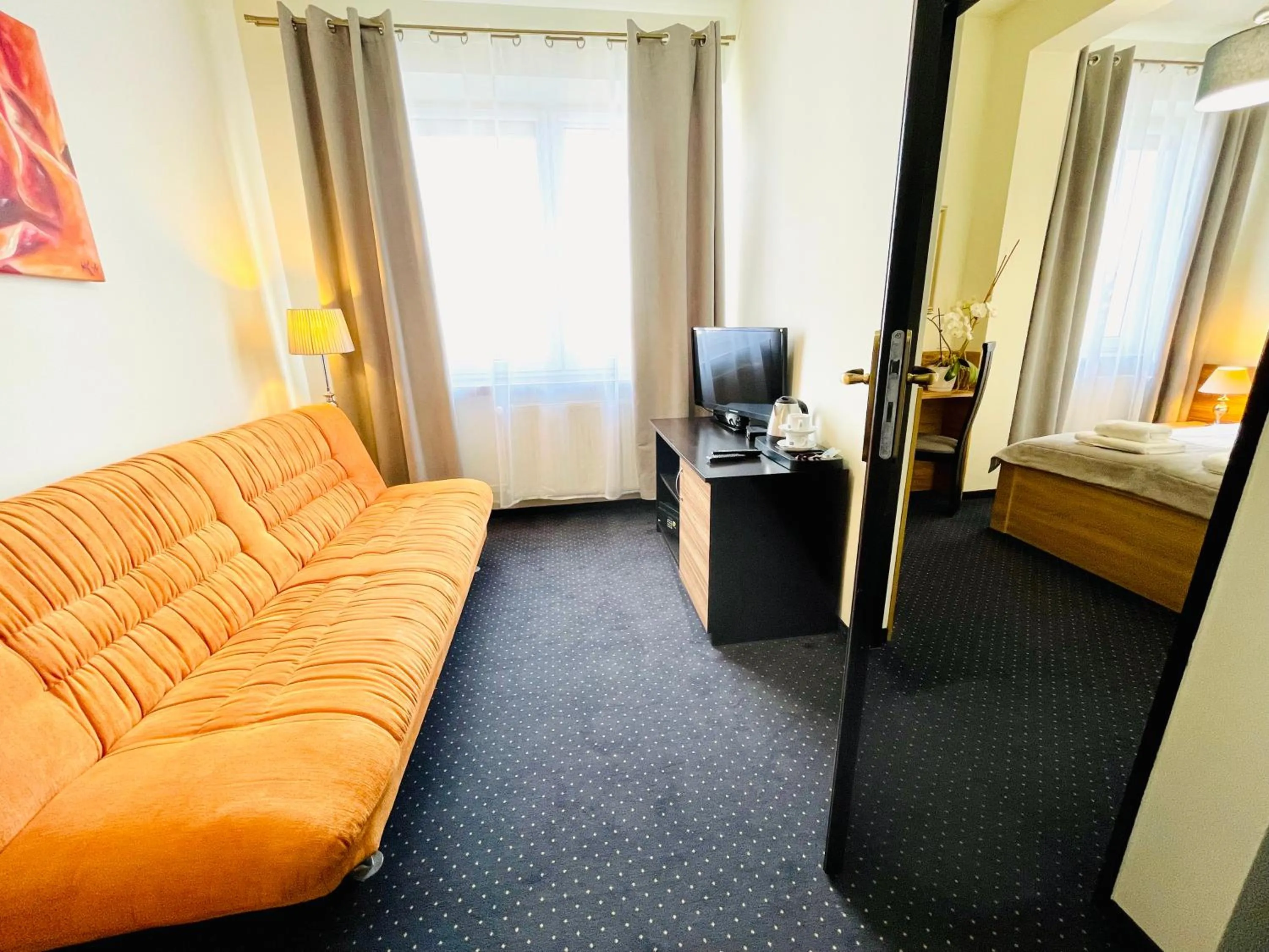 Bed in Hotel Seven 7