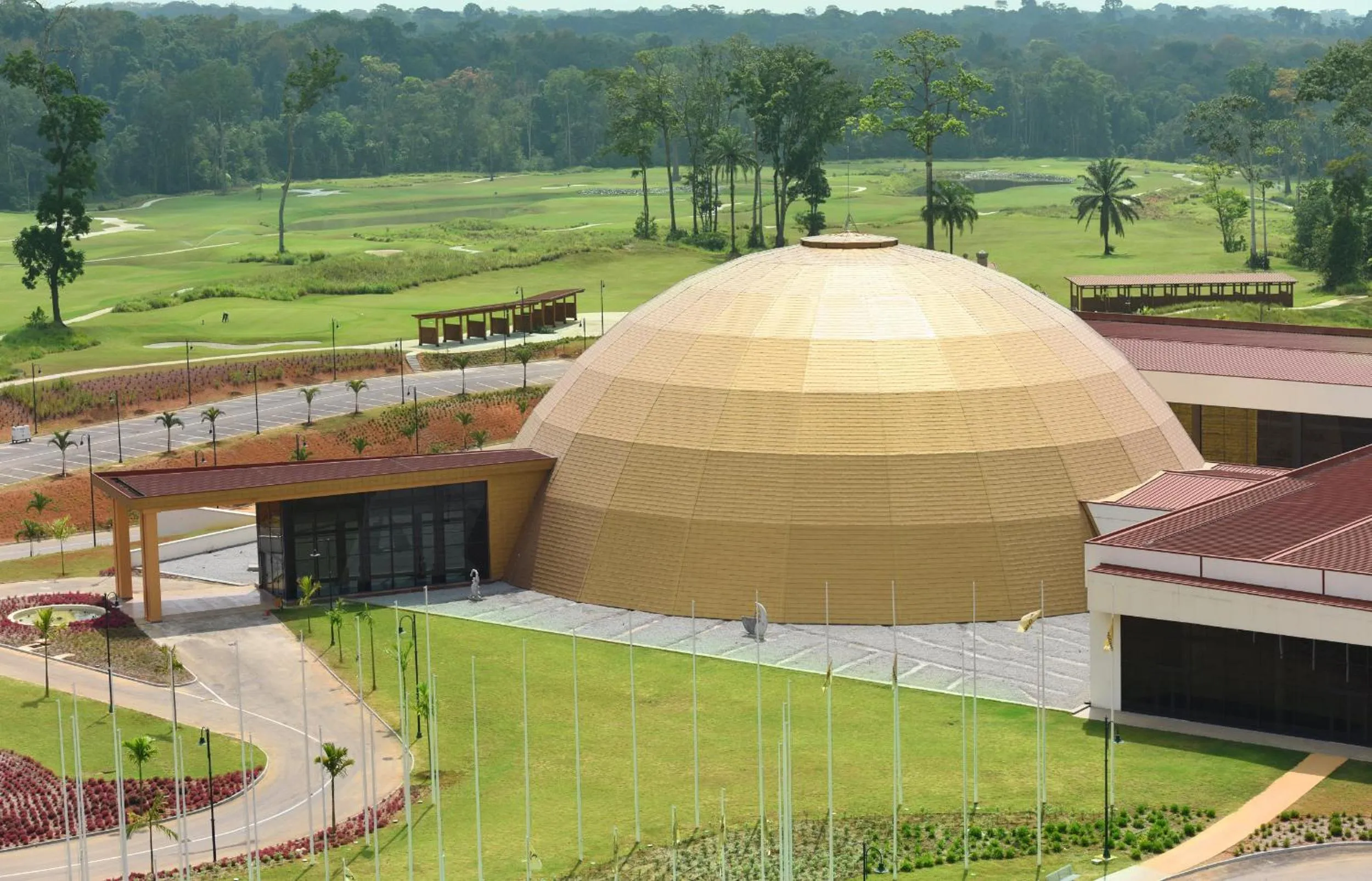 Natural landscape in Grand Hotel Djibloho