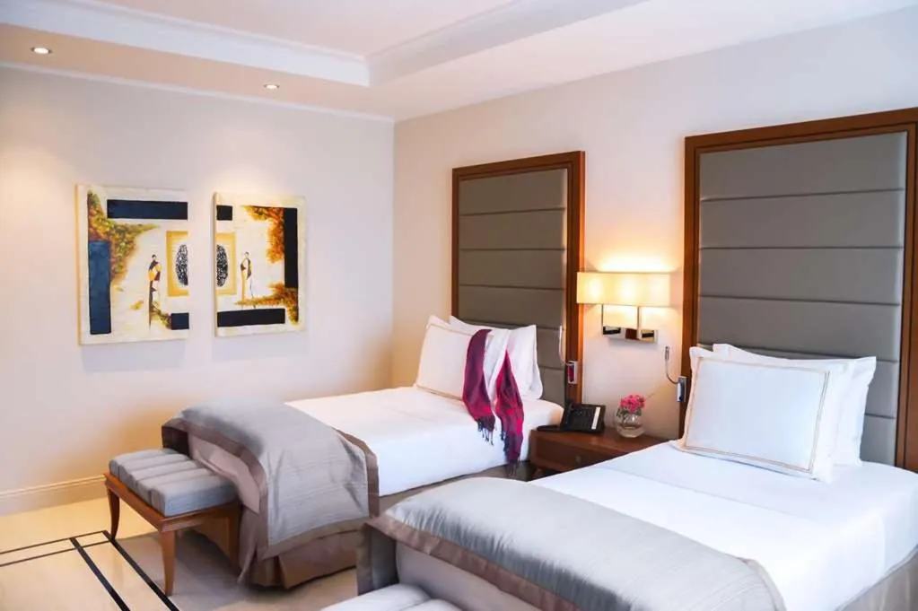 Bed in Grand Hotel Djibloho