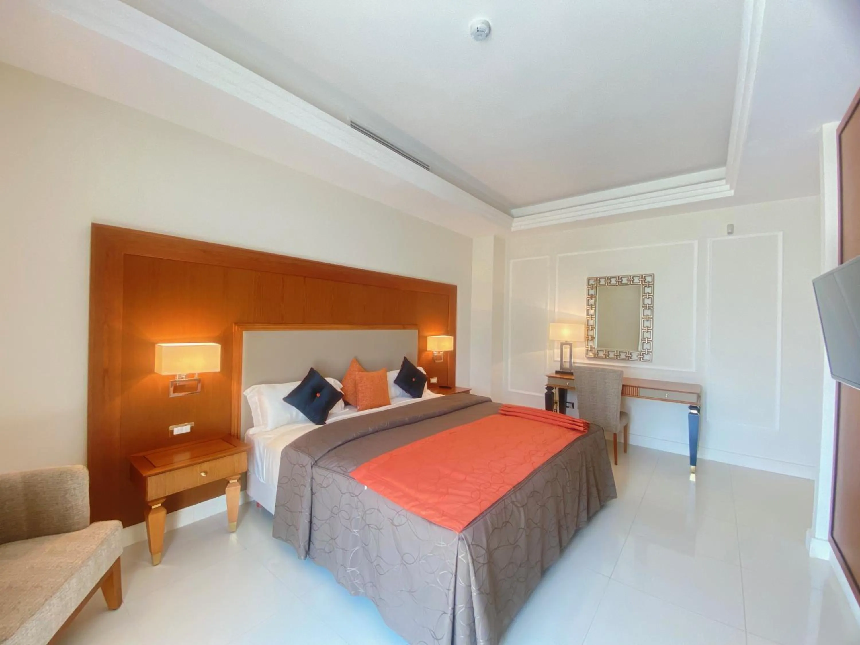 Bed in Grand Hotel Djibloho