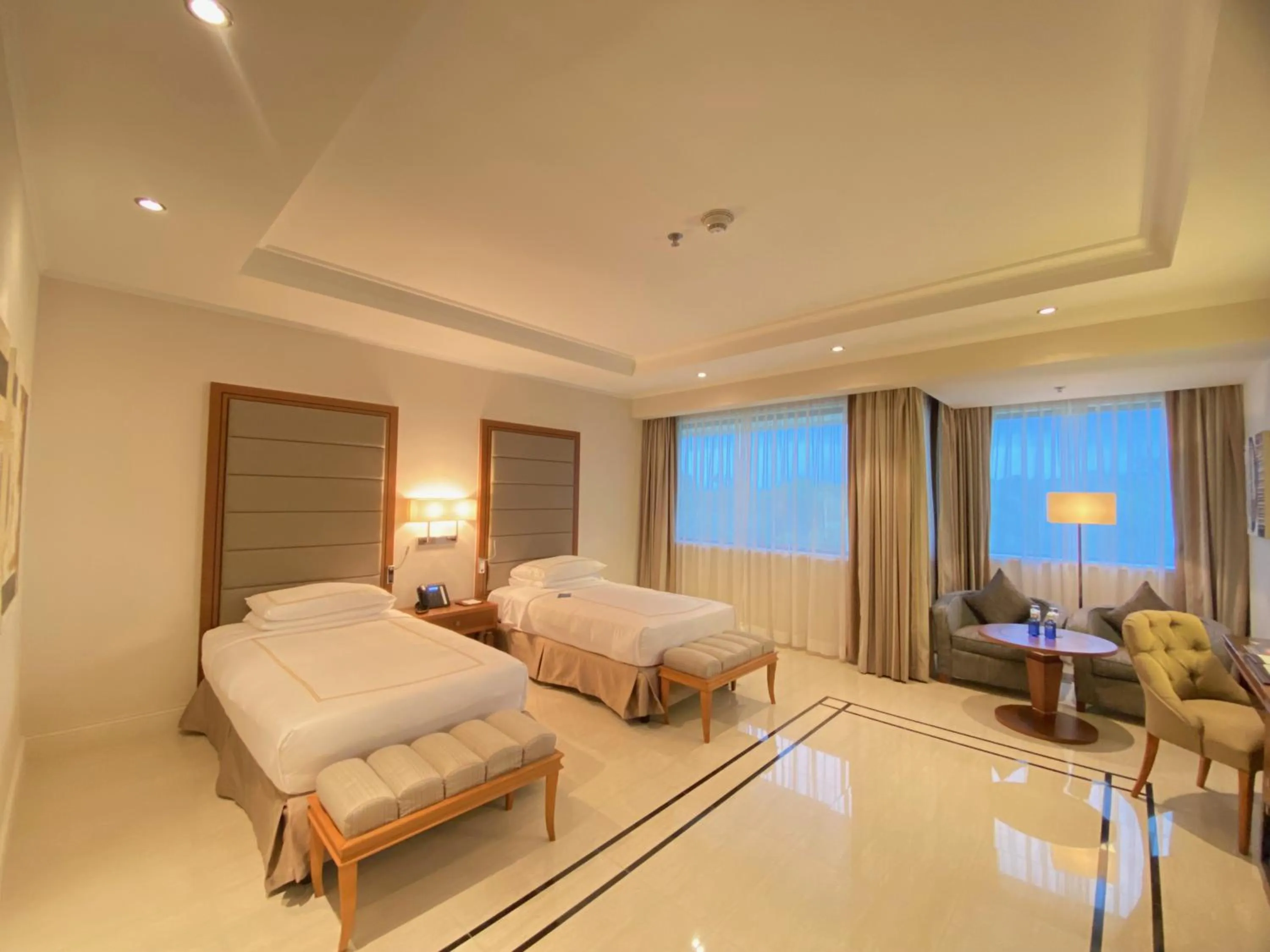 Bedroom, Bed in Grand Hotel Djibloho