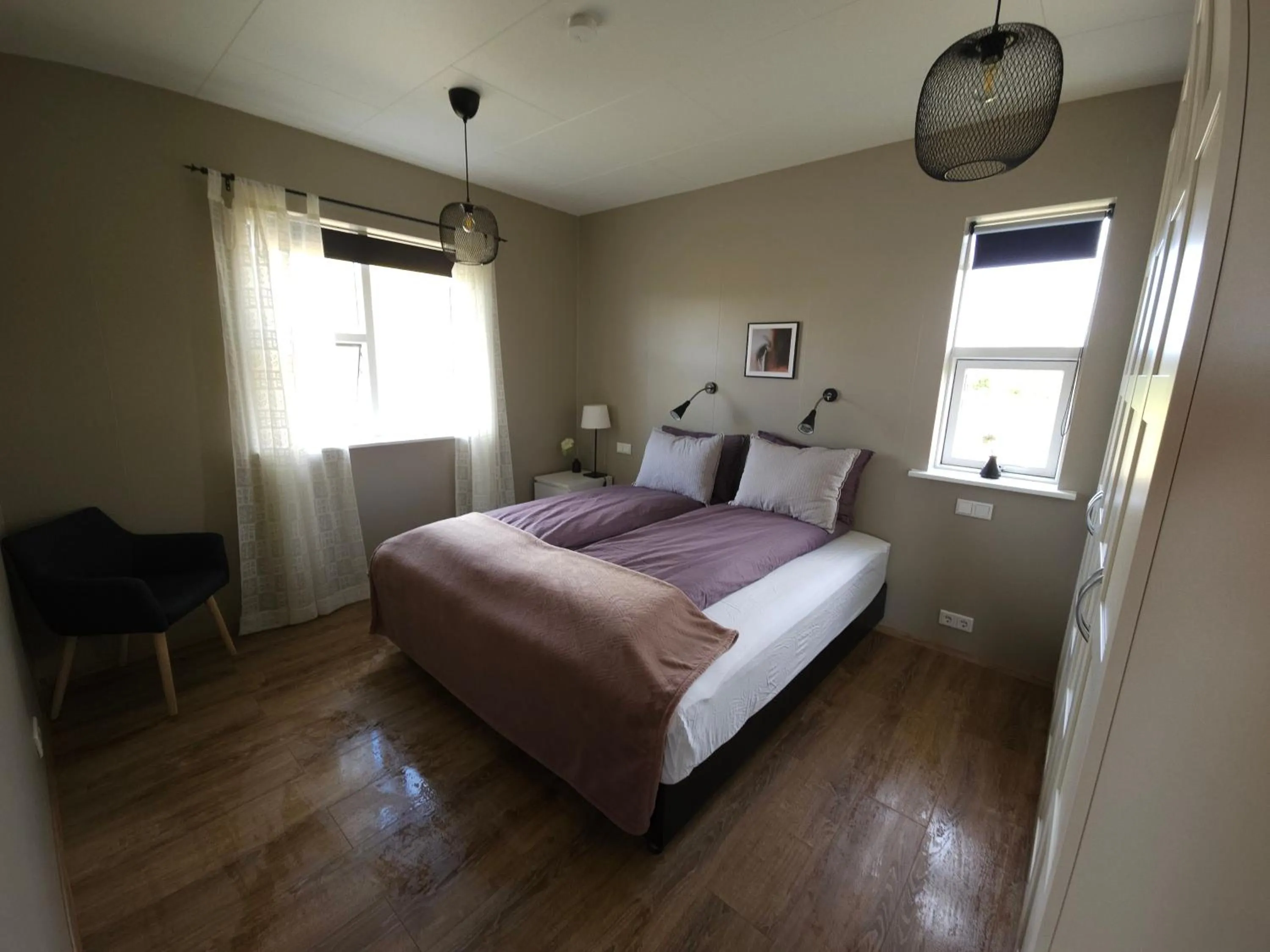 Bed in Skeiðvellir Villa