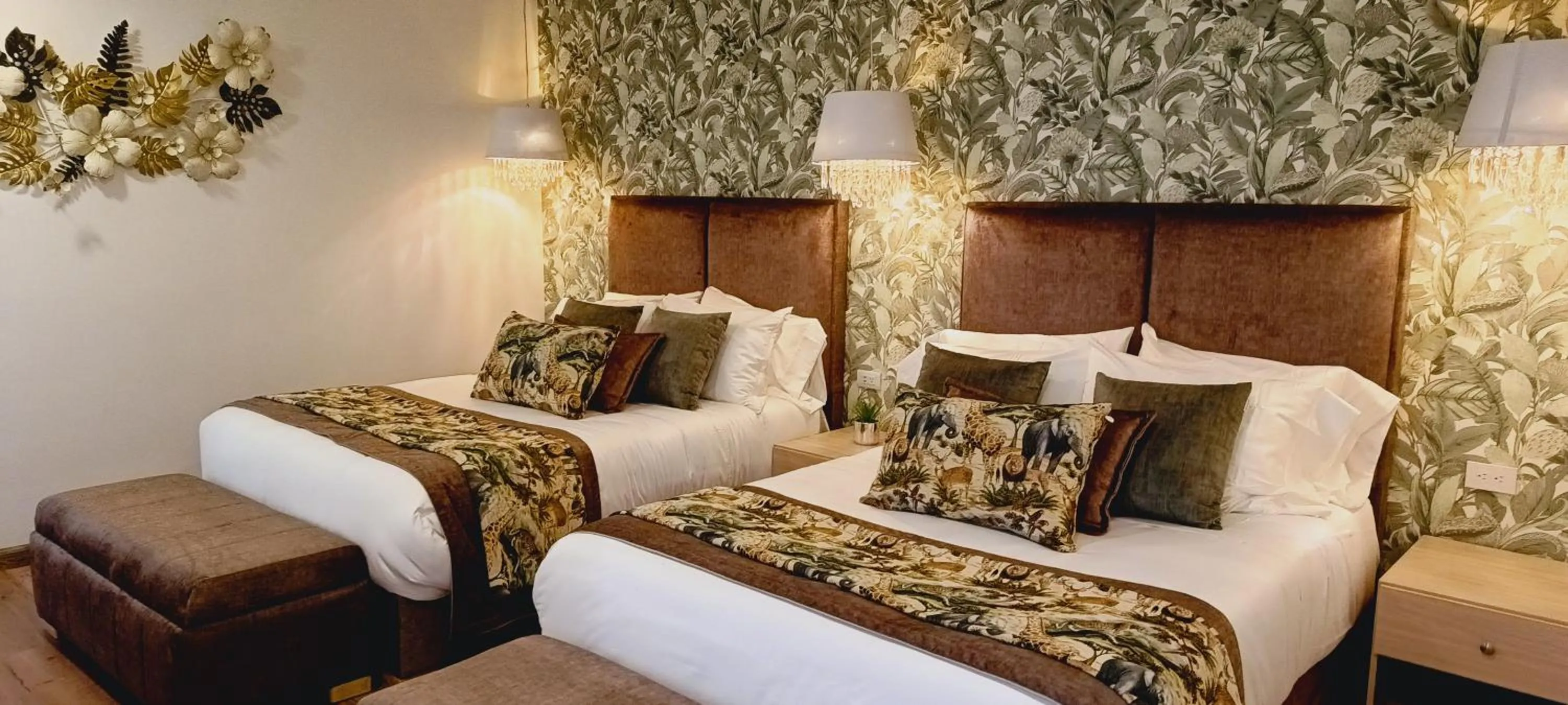Double Room with Two Double Beds in Hotel Boutique Guatika