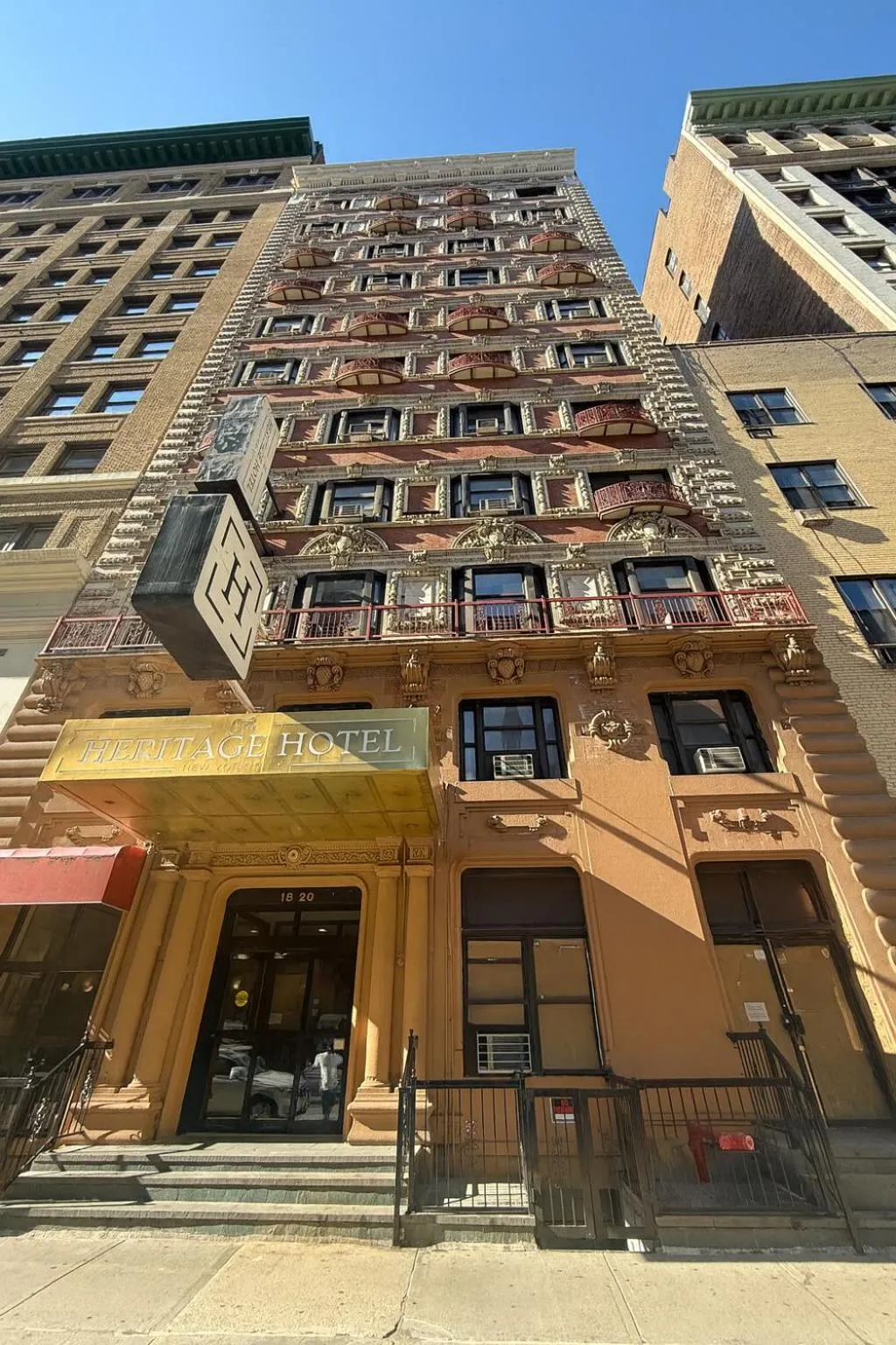Property building in Heritage Hotel New York City