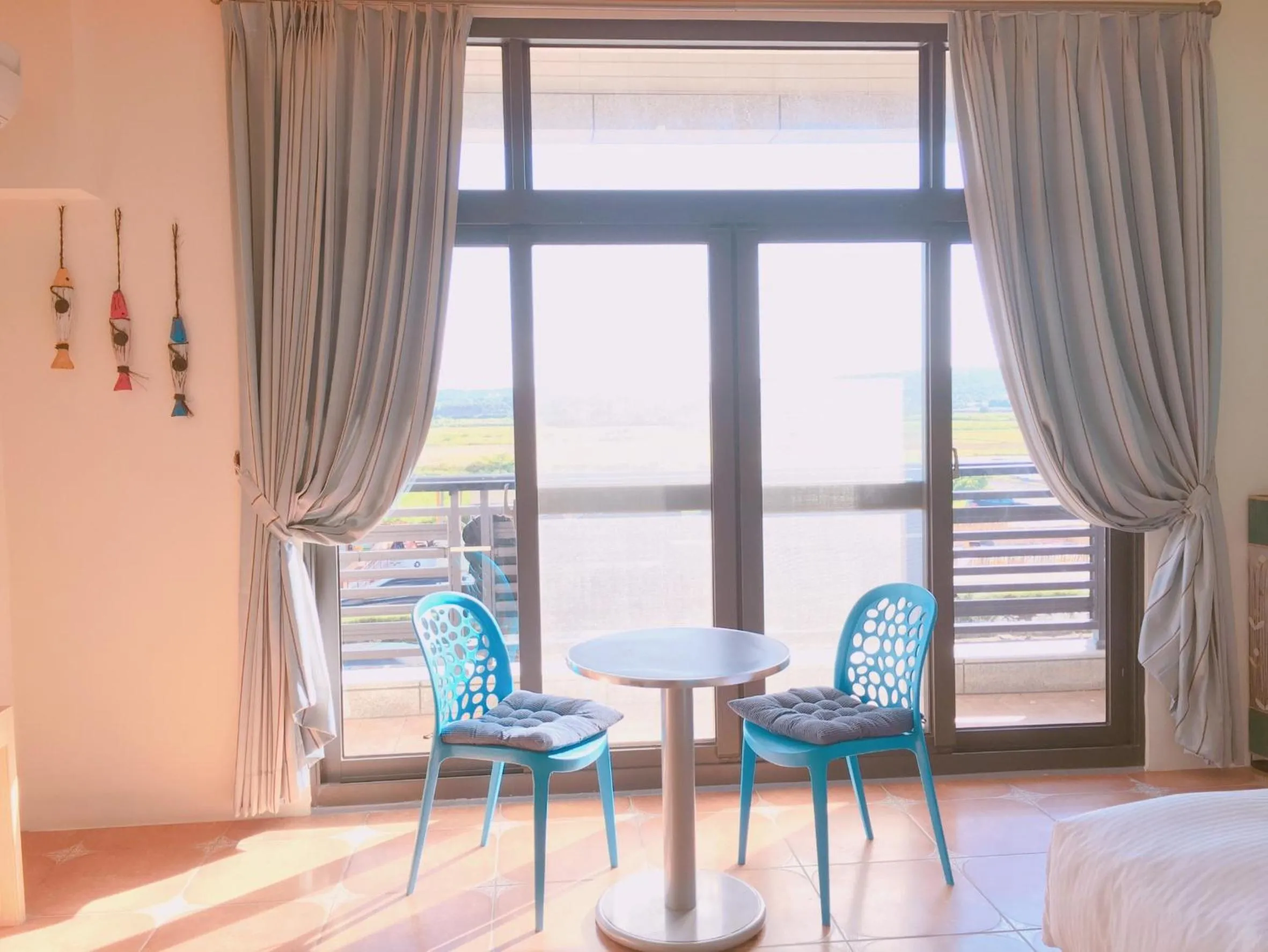Bed in Kenting Aqual Inn
