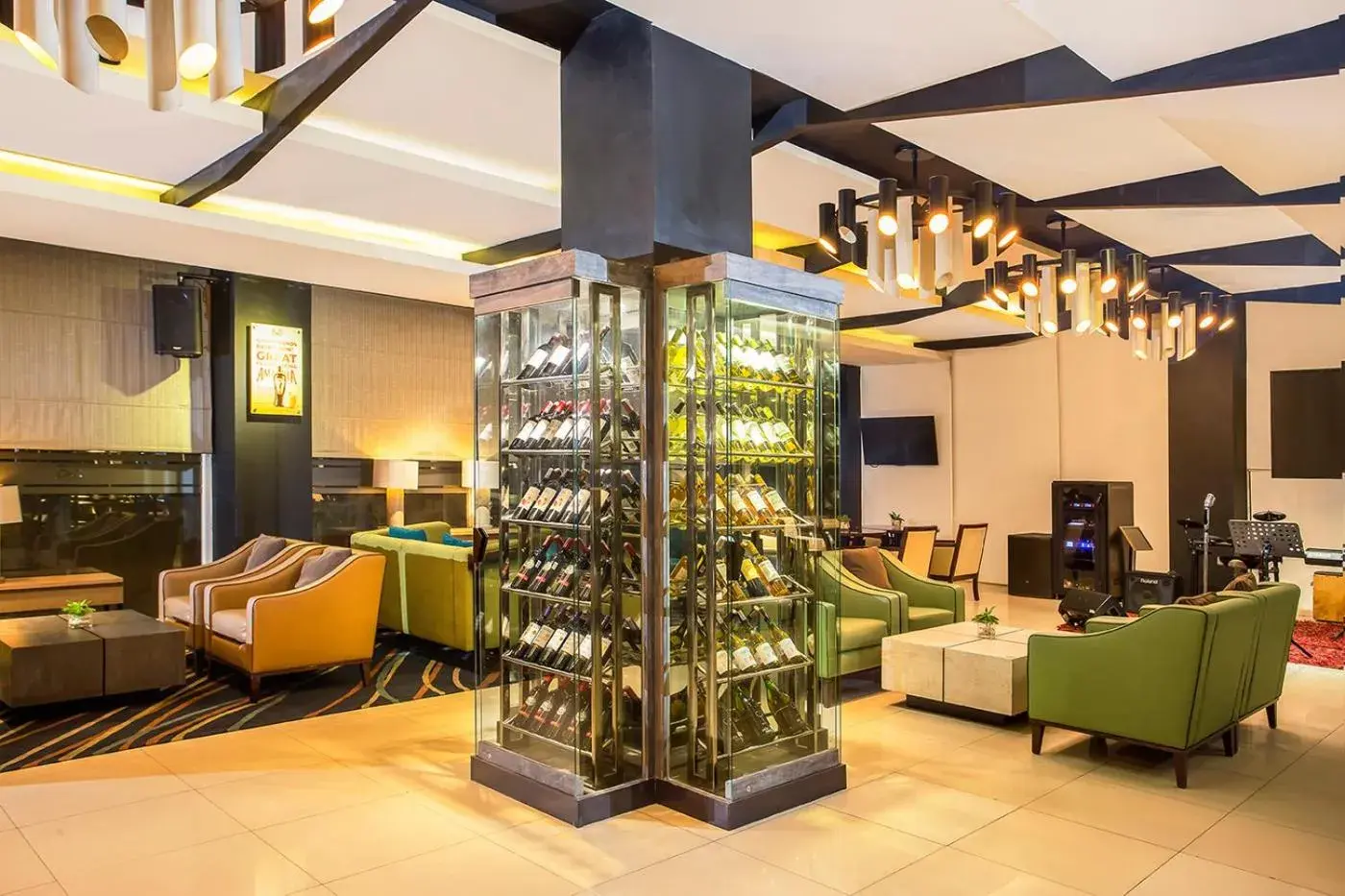 Lounge or bar in Swiss-Belhotel Jambi Lounge or bar in Swiss-Belhotel Jambi