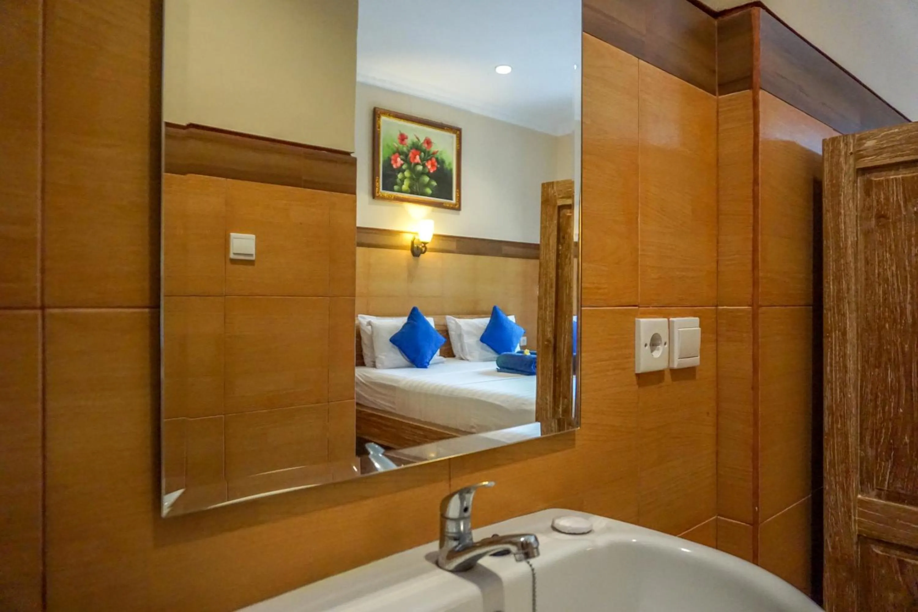 Bed in Three Brothers Guest House