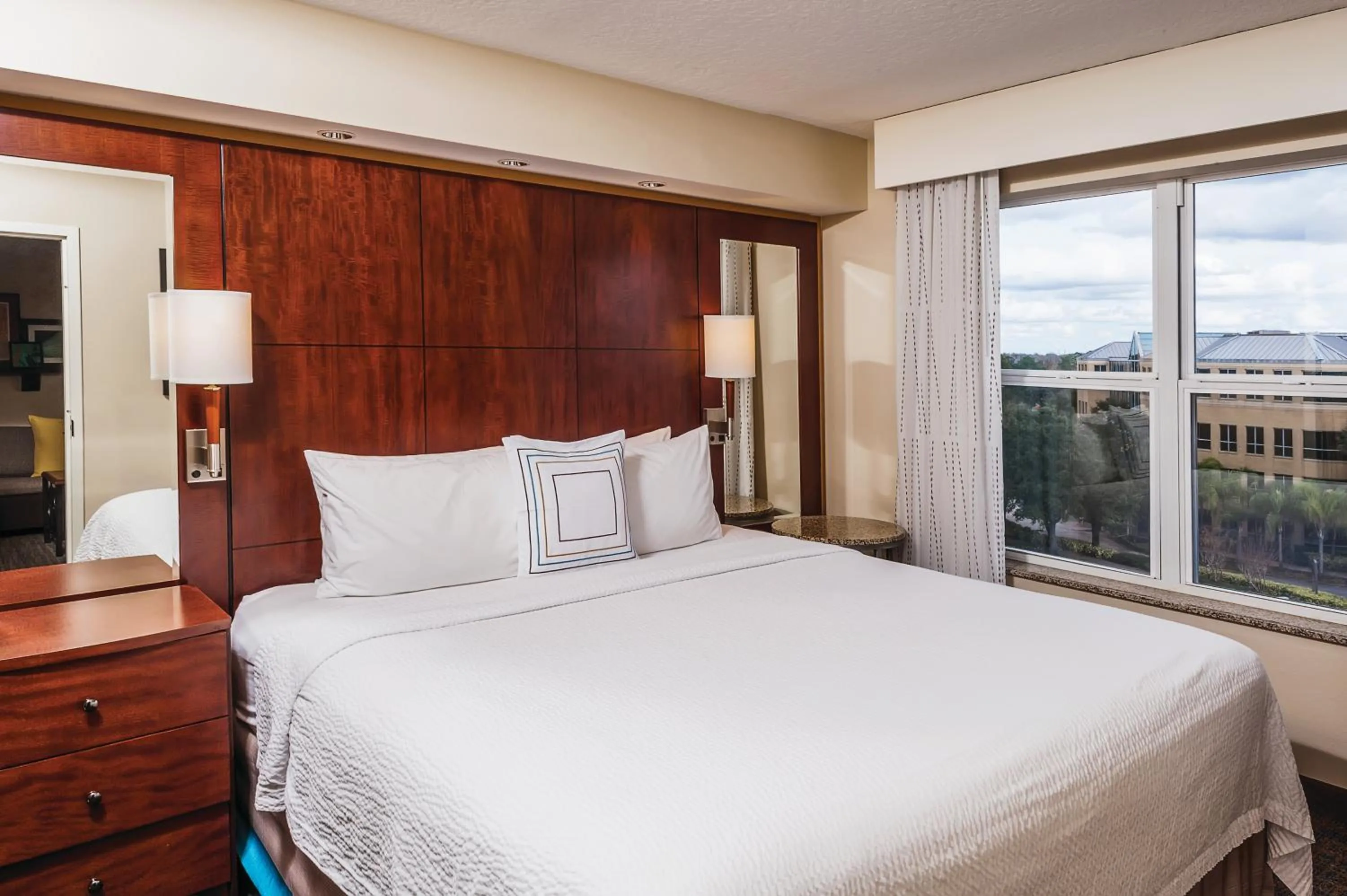 Bedroom, Bed in Residence Inn Orlando Airport