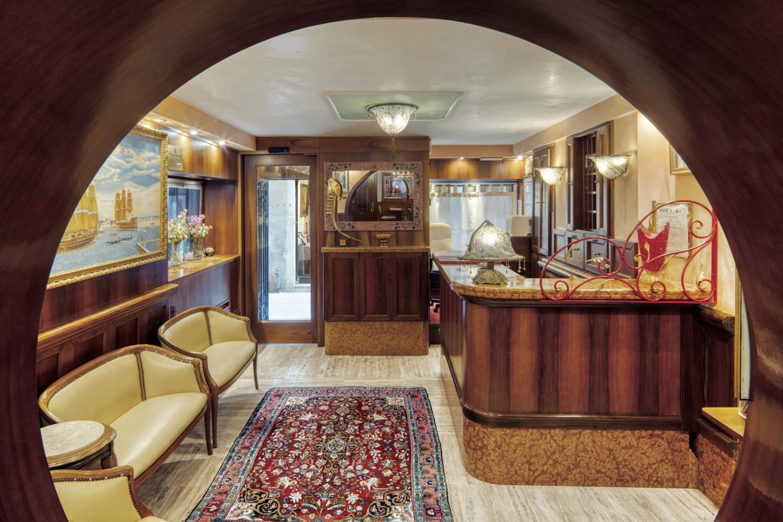 Lobby or reception in Hotel Al Piave