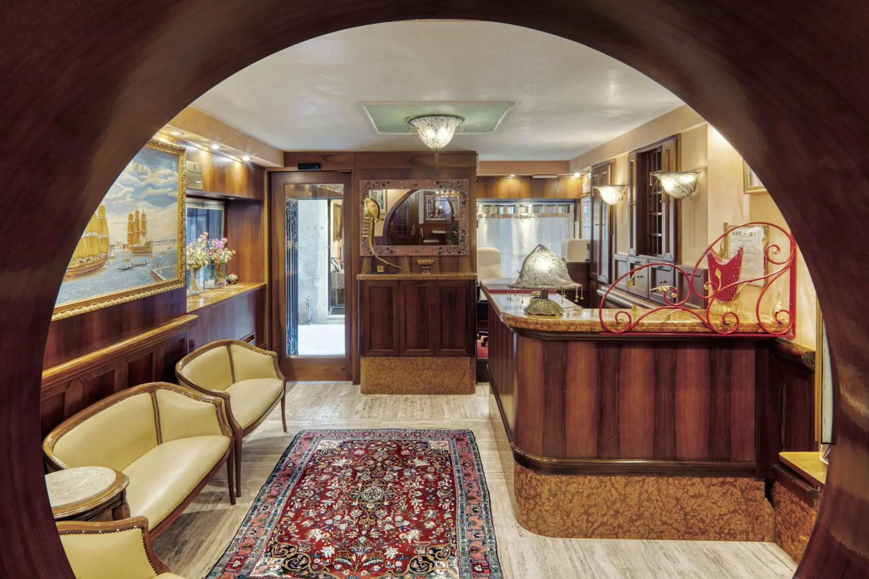 Lobby or reception in Hotel Al Piave Lobby or reception in Hotel Al Piave