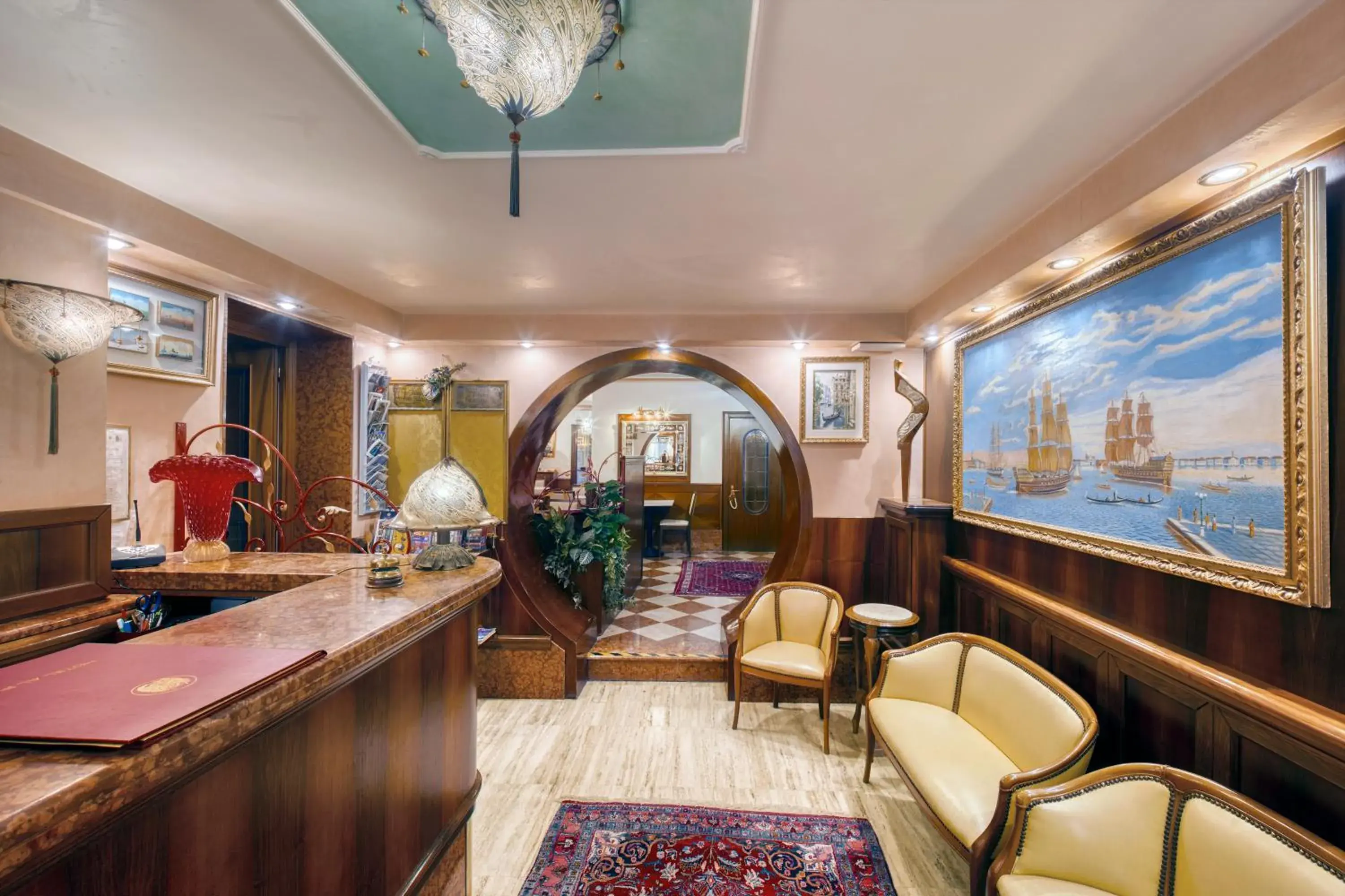 Lobby or reception in Hotel Al Piave Lobby or reception in Hotel Al Piave