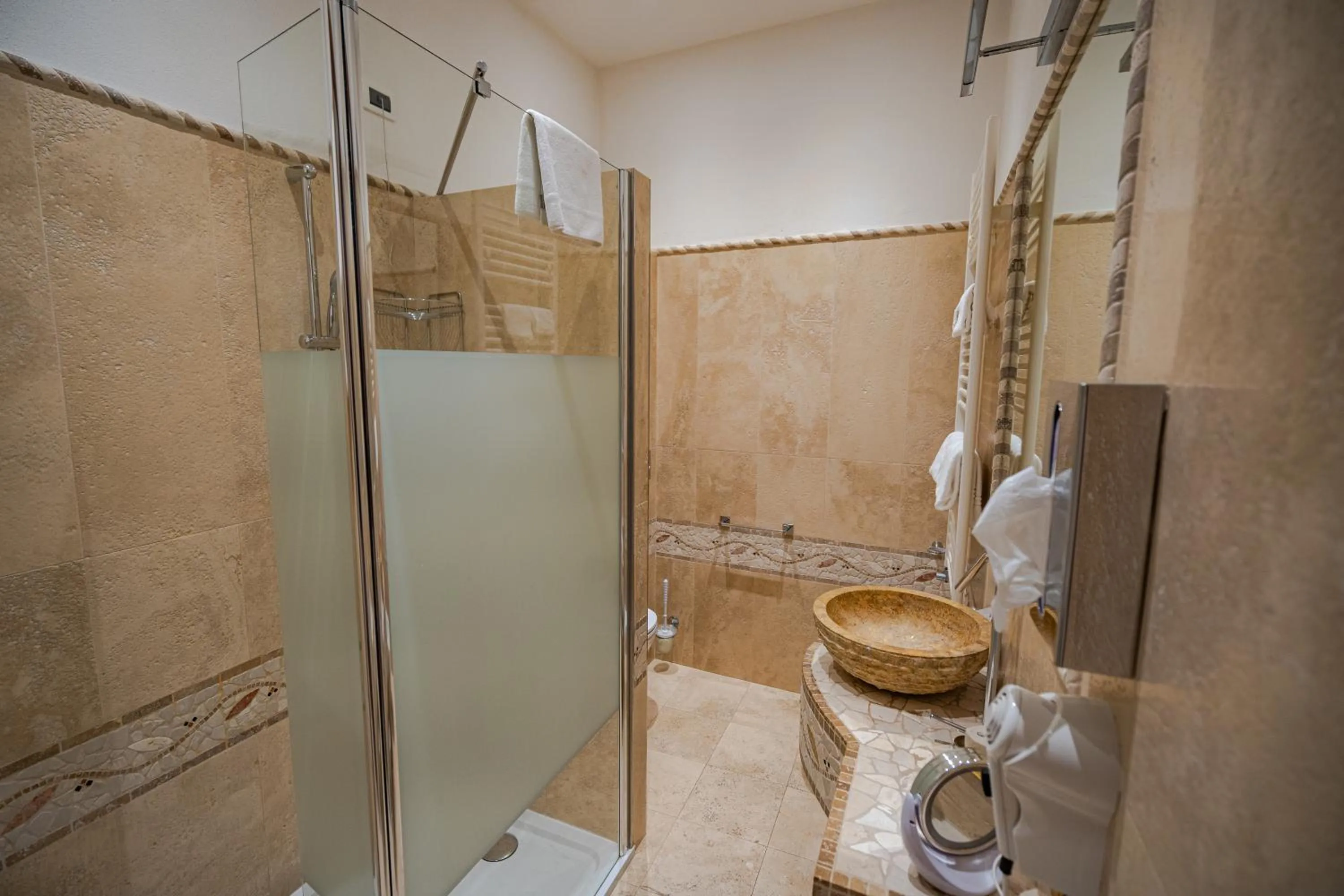 Shower in Hotel Al Piave