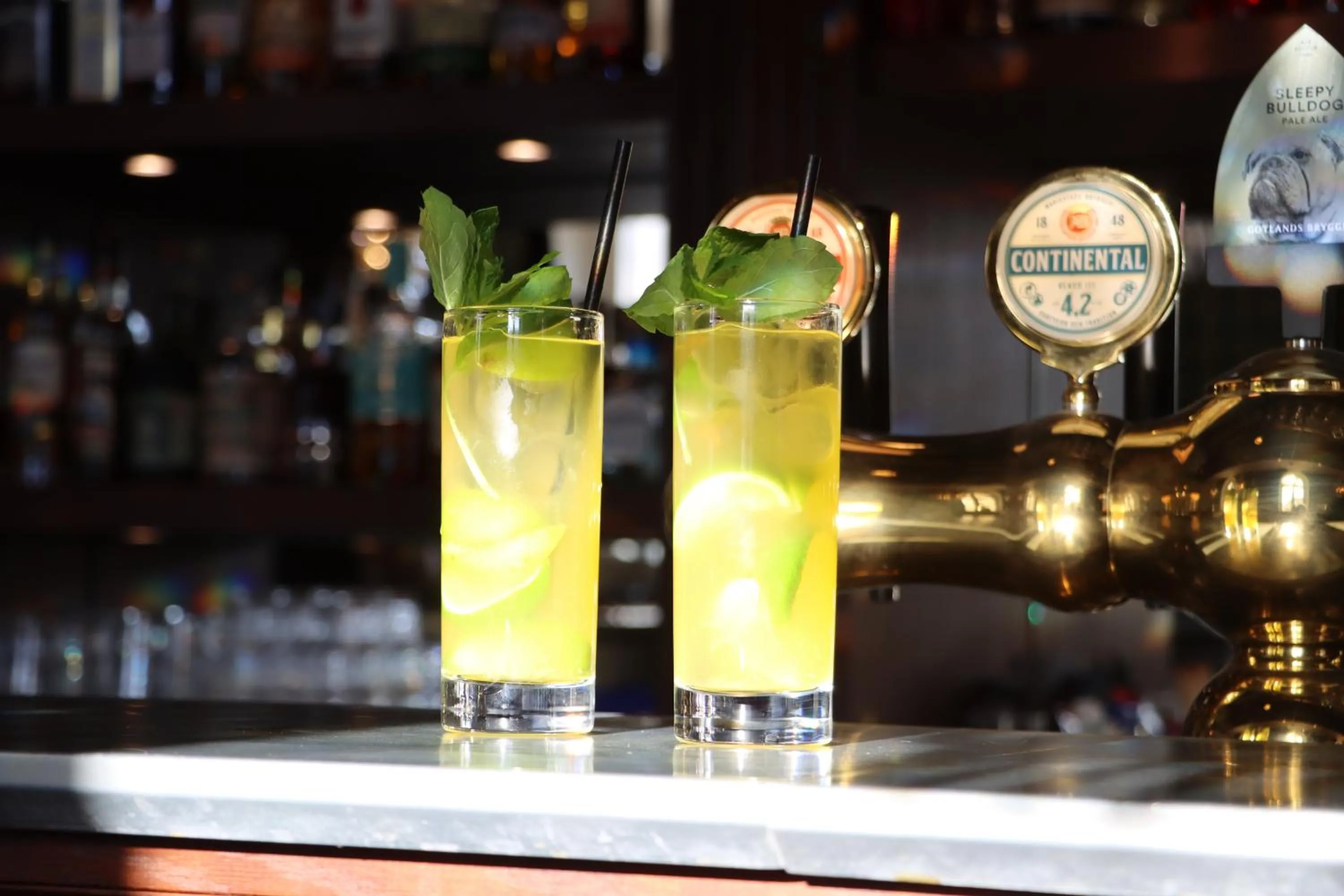 Lounge or bar in Vänerport Stadshotell i Mariestad