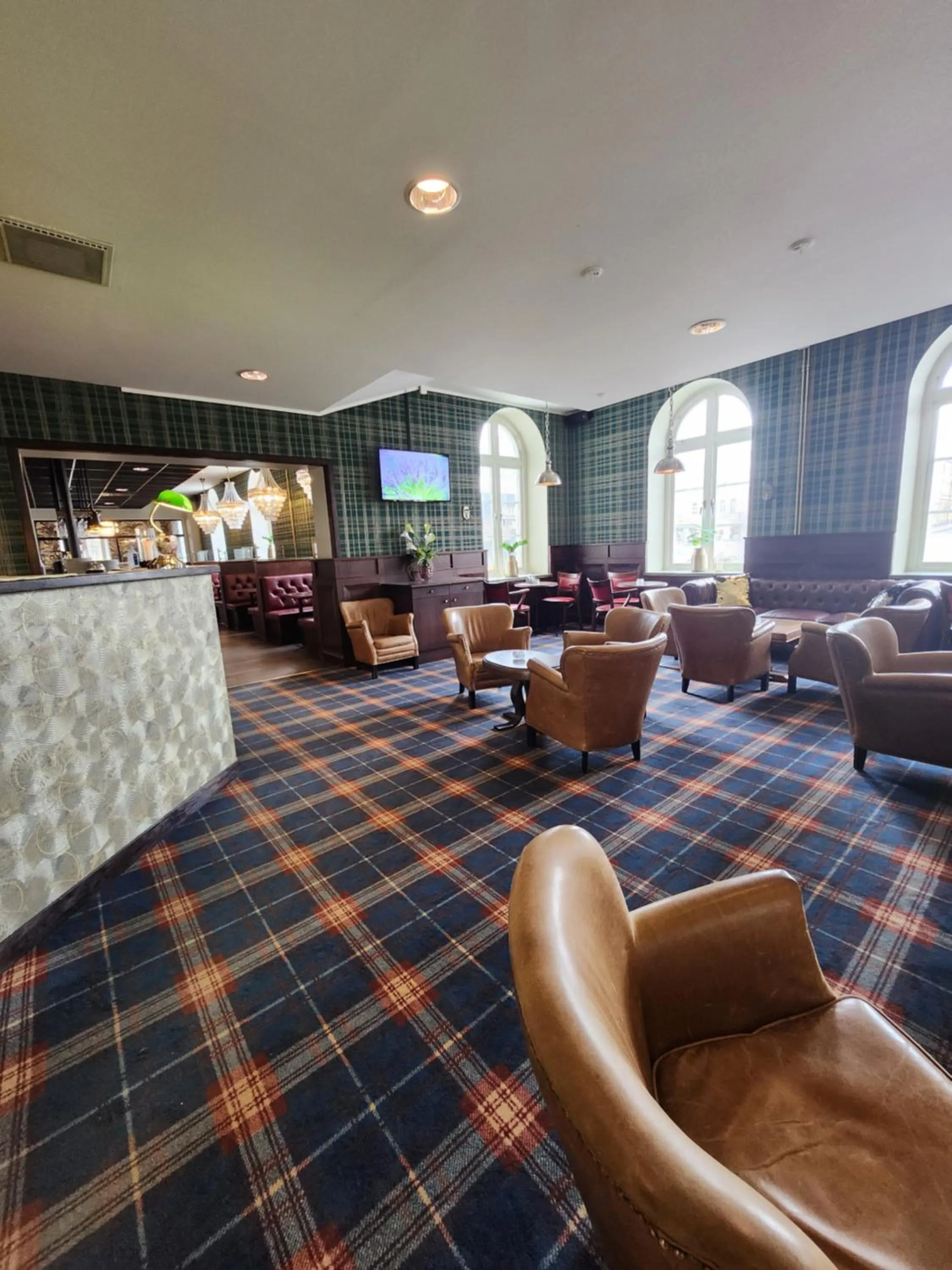 Lounge or bar in Vänerport Stadshotell i Mariestad