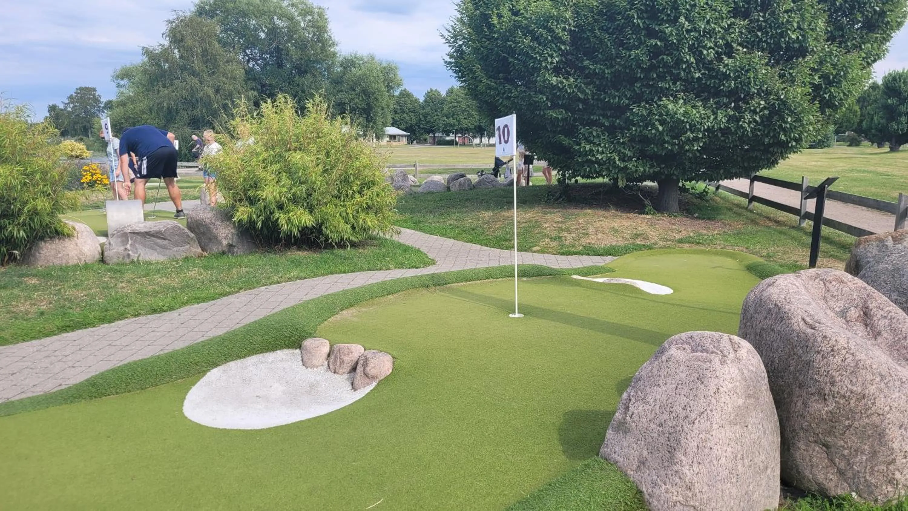 Minigolf in Vänerport Stadshotell i Mariestad