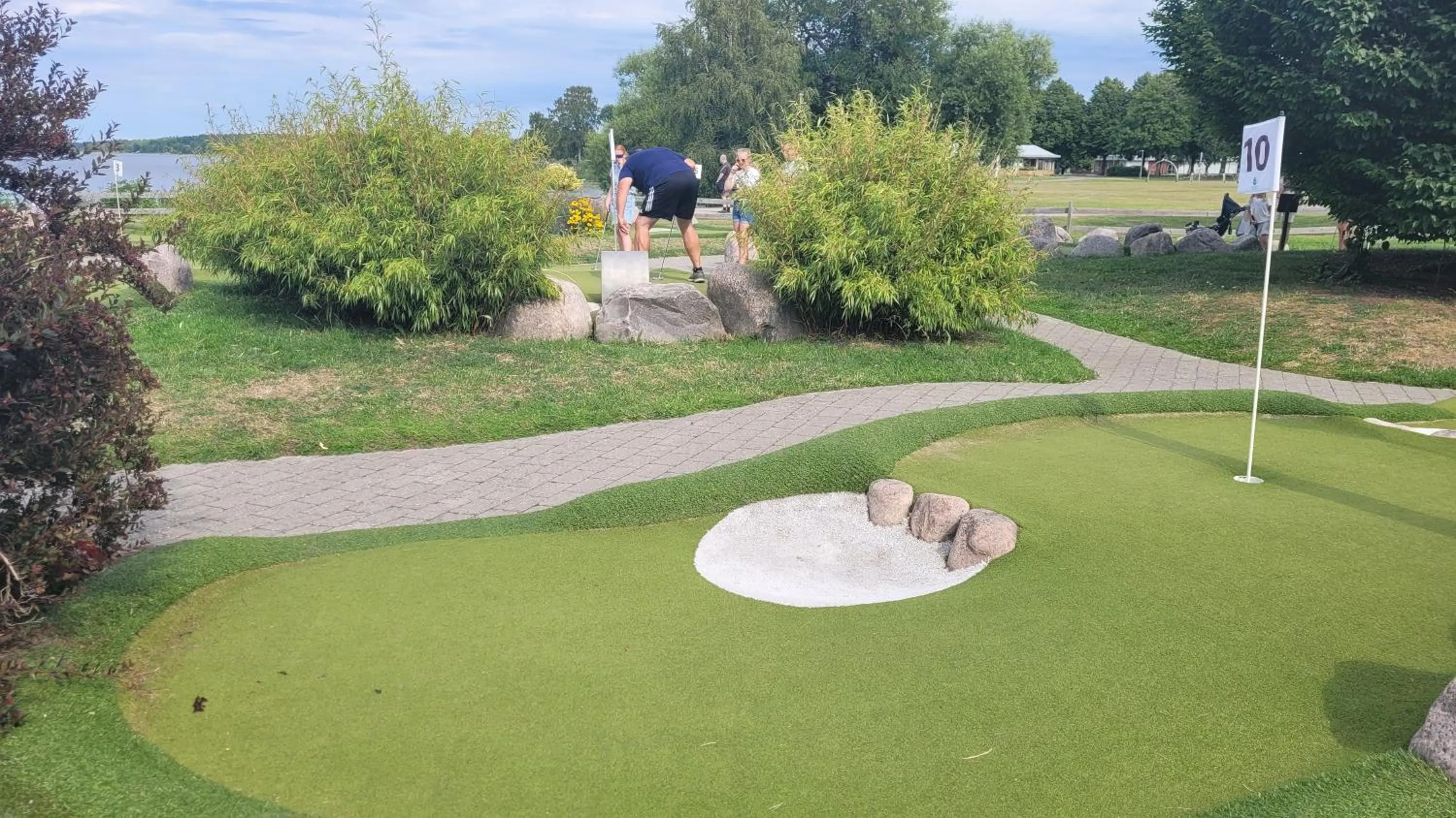 Minigolf in Vänerport Stadshotell i Mariestad
