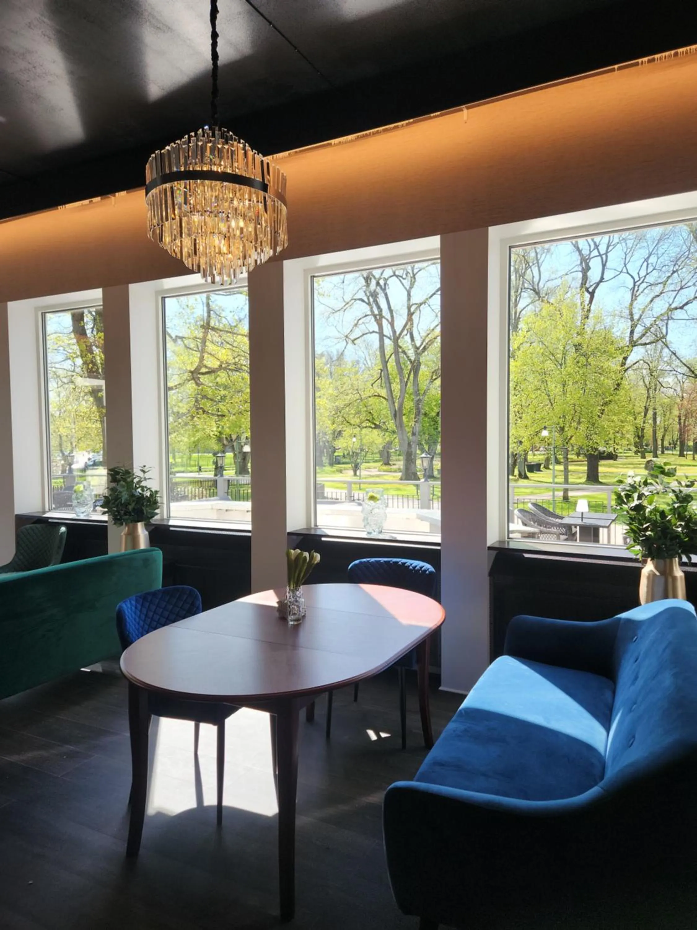 Patio in Vänerport Stadshotell i Mariestad