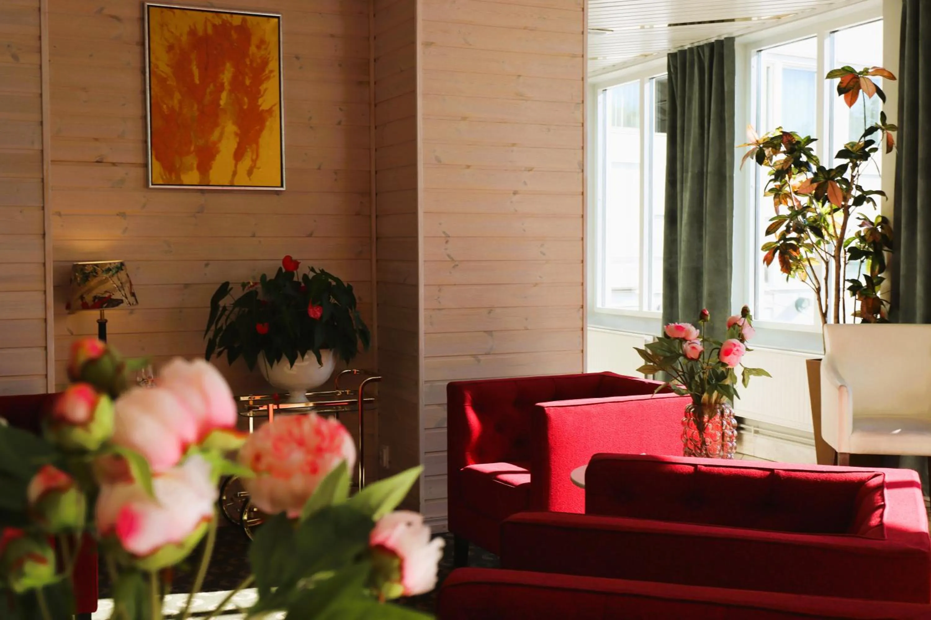 Lobby or reception in Vänerport Stadshotell i Mariestad