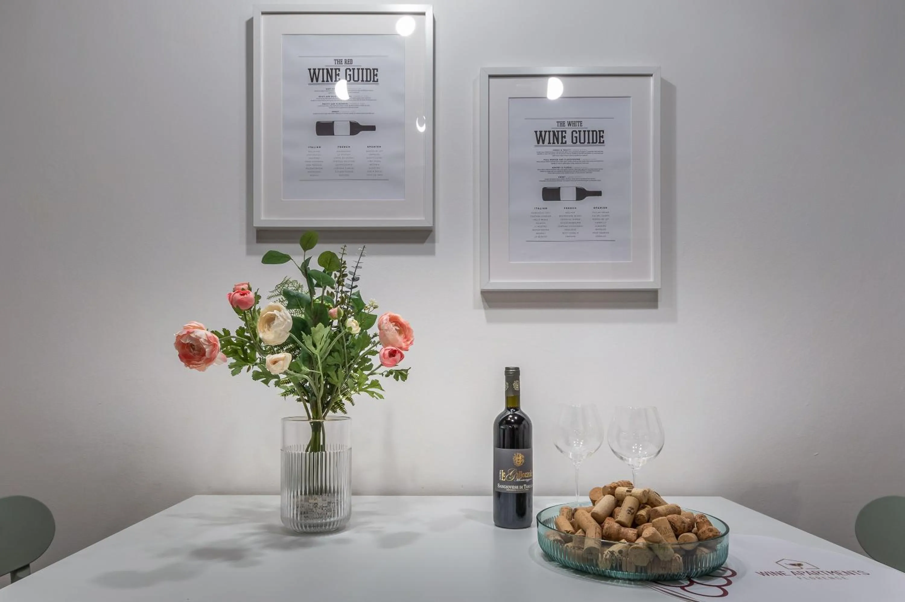 kitchen in Wine Apartments Florence Ciliegiolo