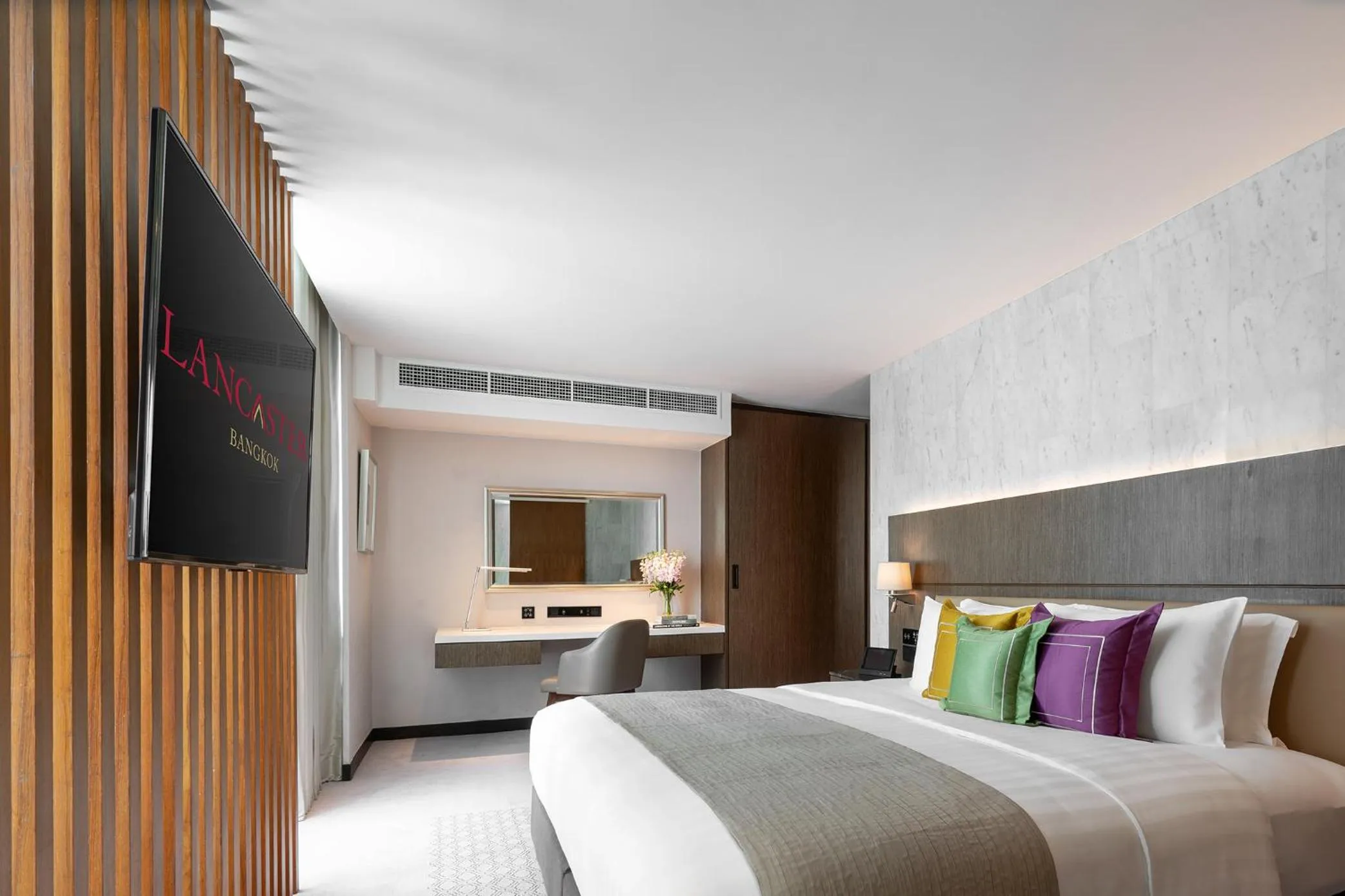 Bedroom, Bed in Lancaster Bangkok