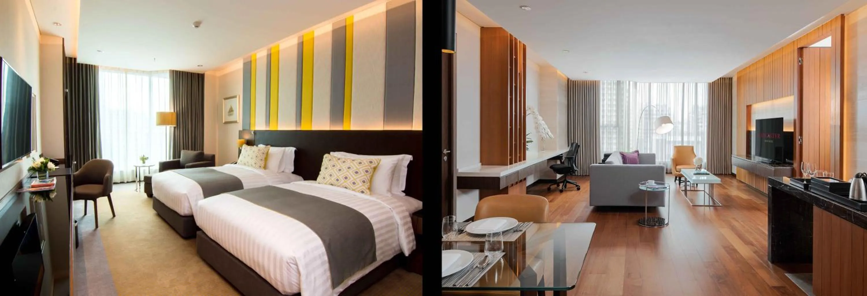 Bedroom, Bed in Lancaster Bangkok