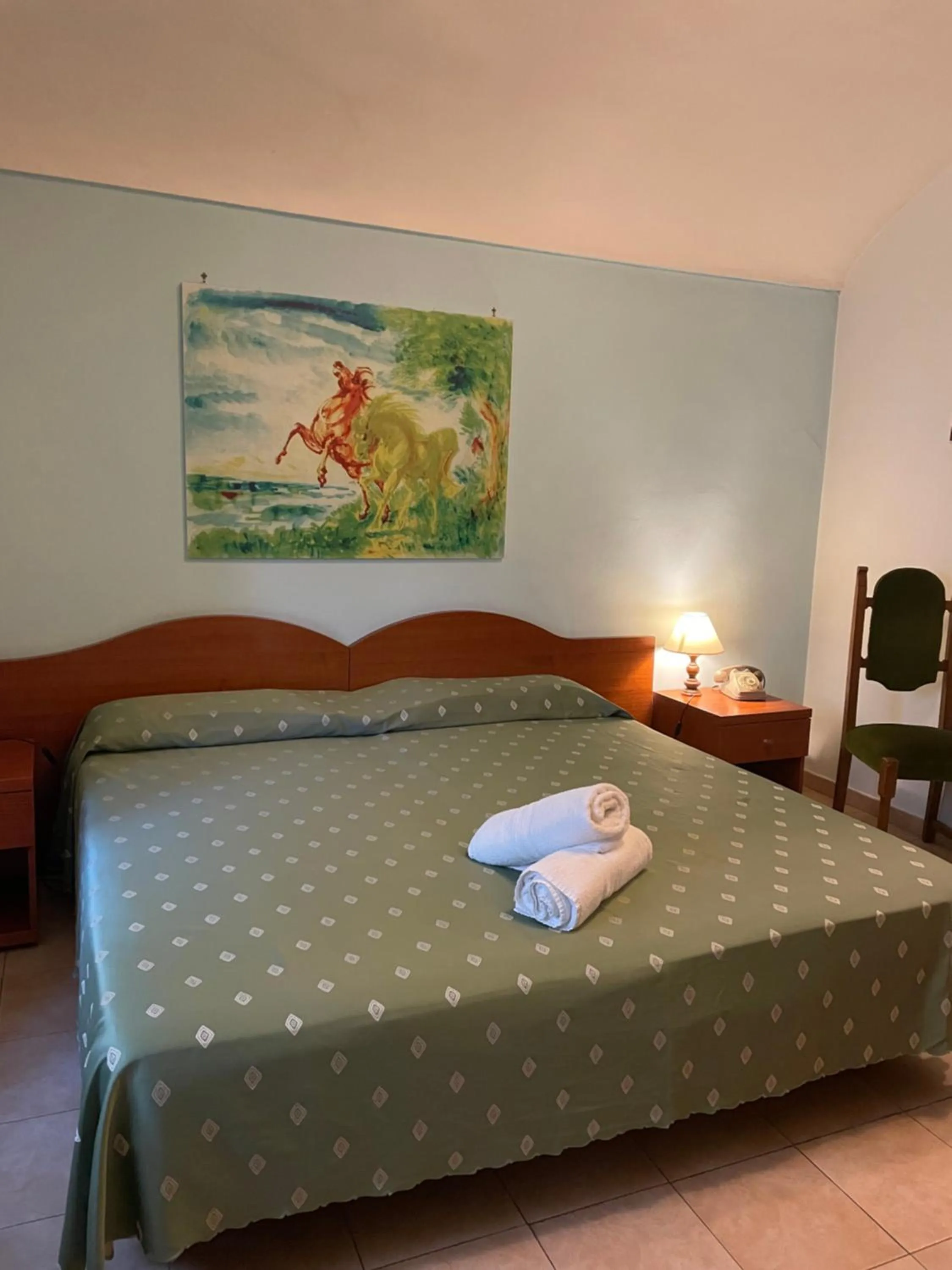 Bed in Hotel Antica Dogana