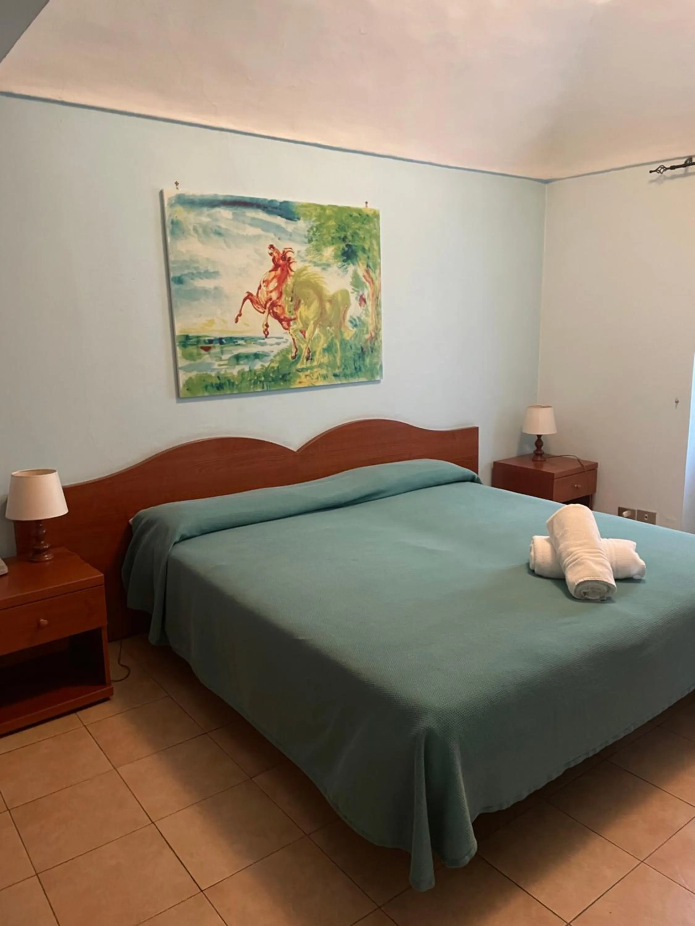 Bed in Hotel Antica Dogana