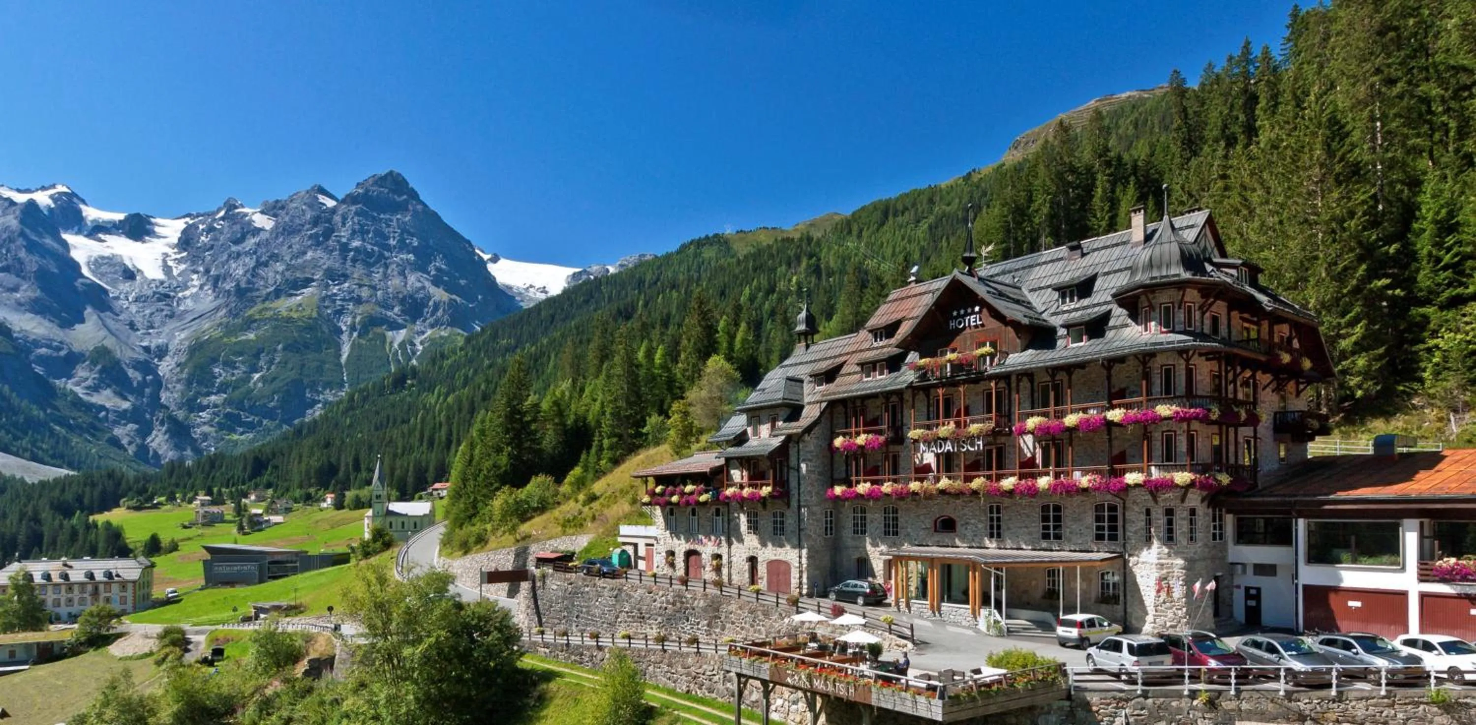 Bird's eye view in Hotel Madatsch