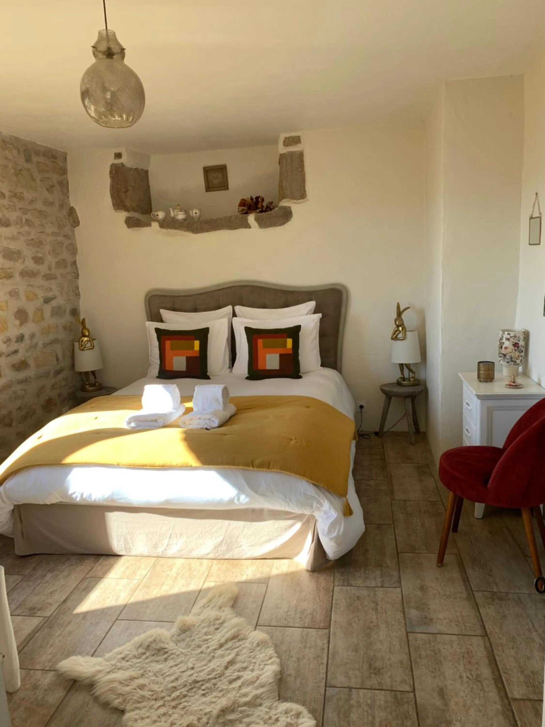 Bed in La Charmeraie