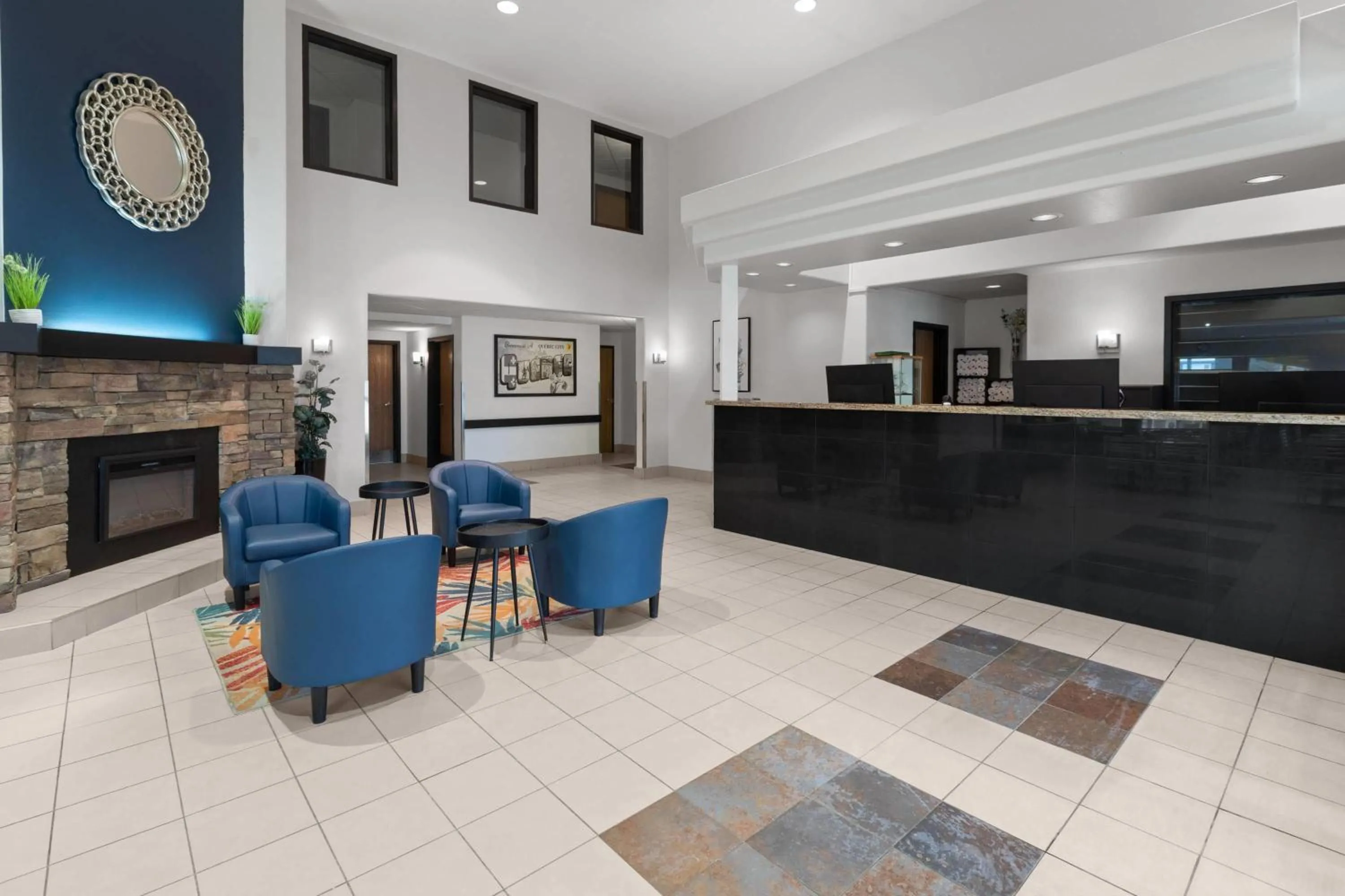 Lobby or reception in Super 8 by Wyndham Quebec City