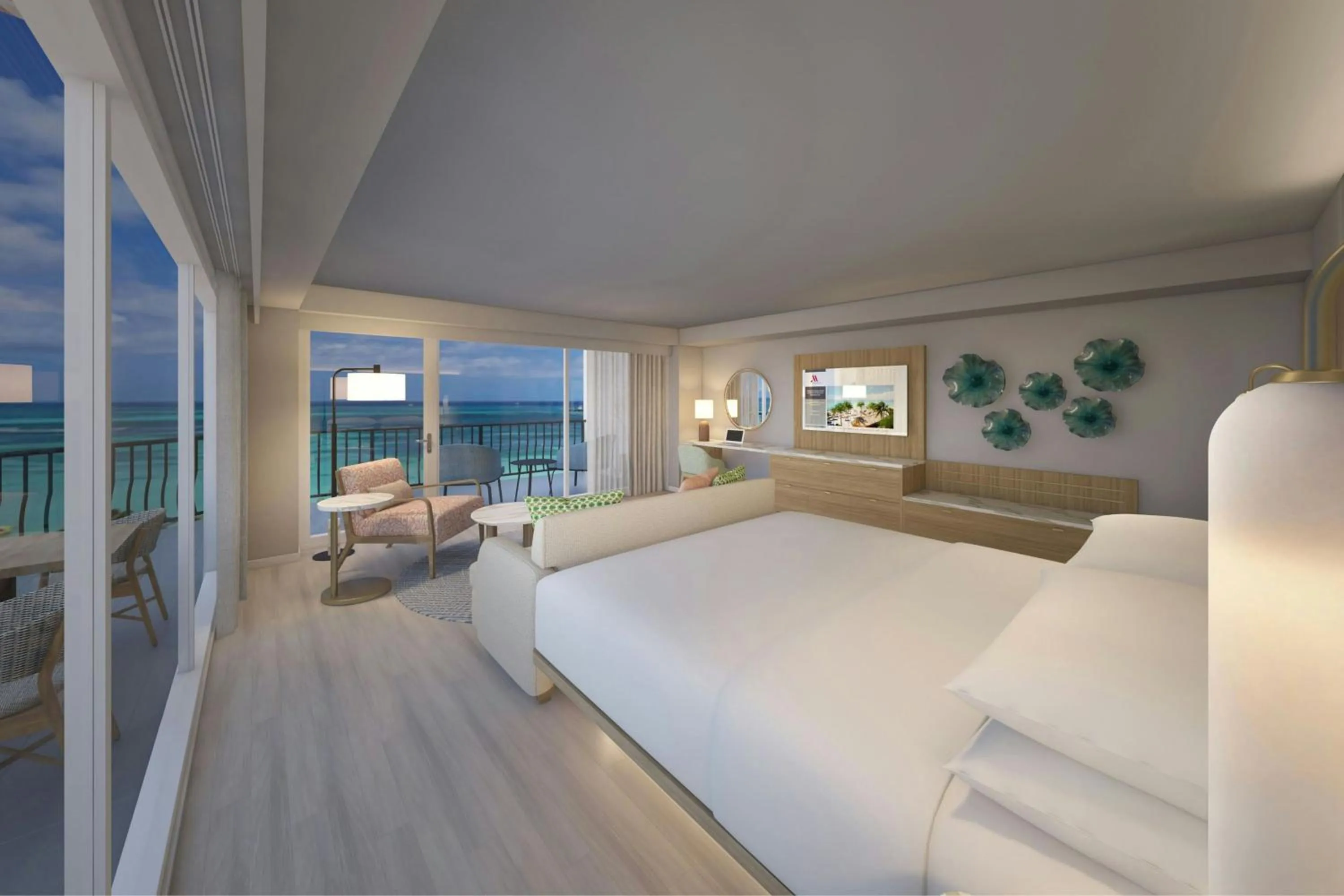 Photo of the whole room, Bed in Aruba Marriott Resort & Stellaris Casino