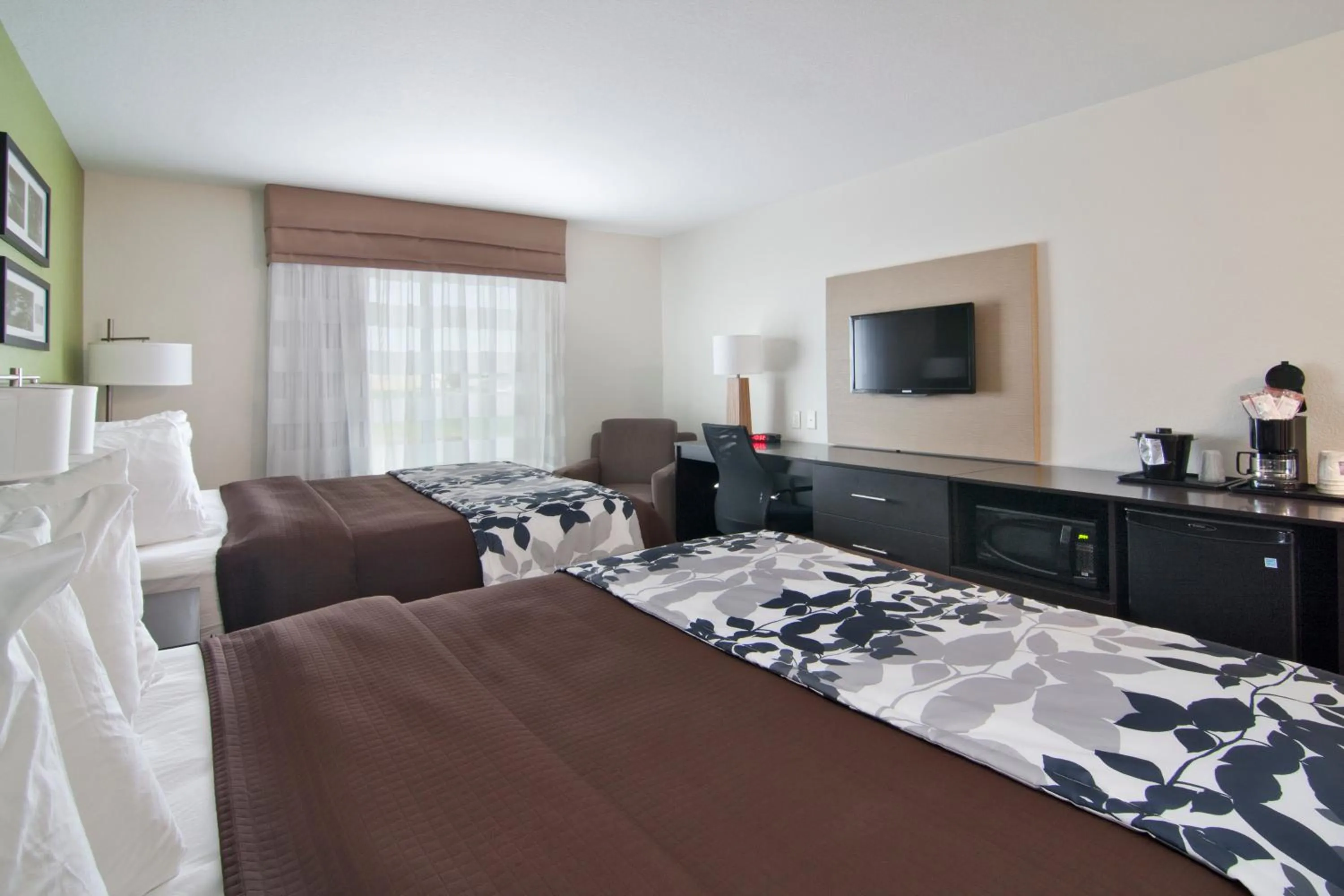 Bed in Sleep Inn & Suites Marshall - University Area