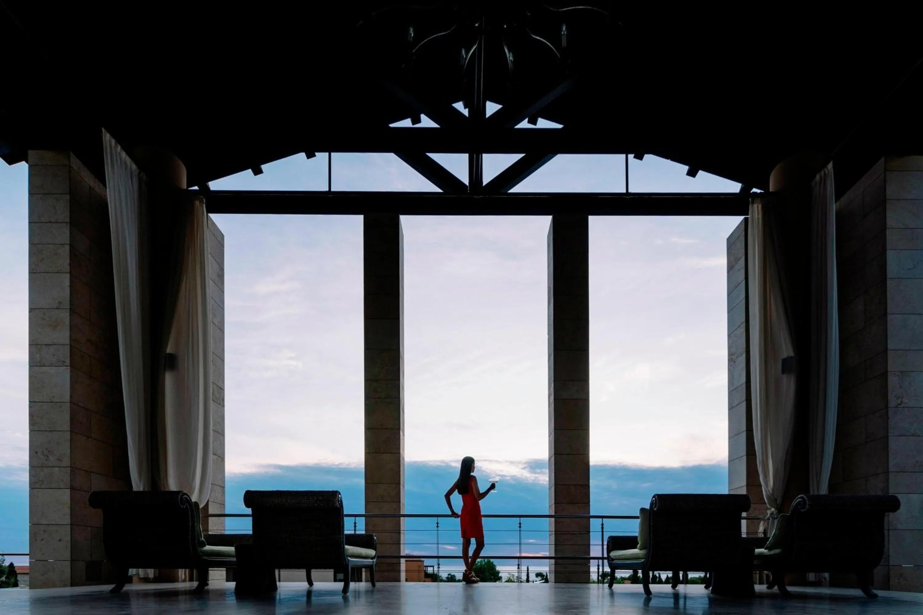Lobby or reception in The Romanos, a Luxury Collection Resort, Costa Navarino