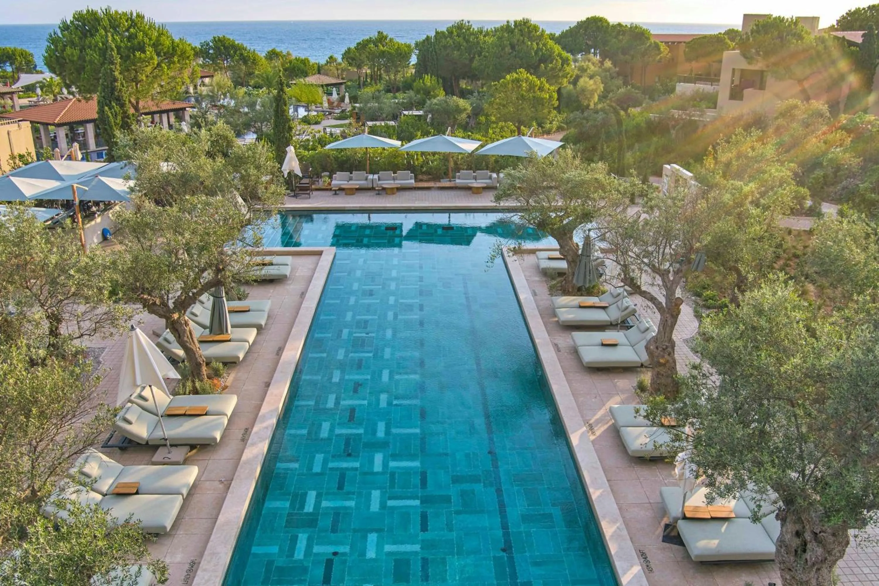 Swimming pool in The Romanos, a Luxury Collection Resort, Costa Navarino