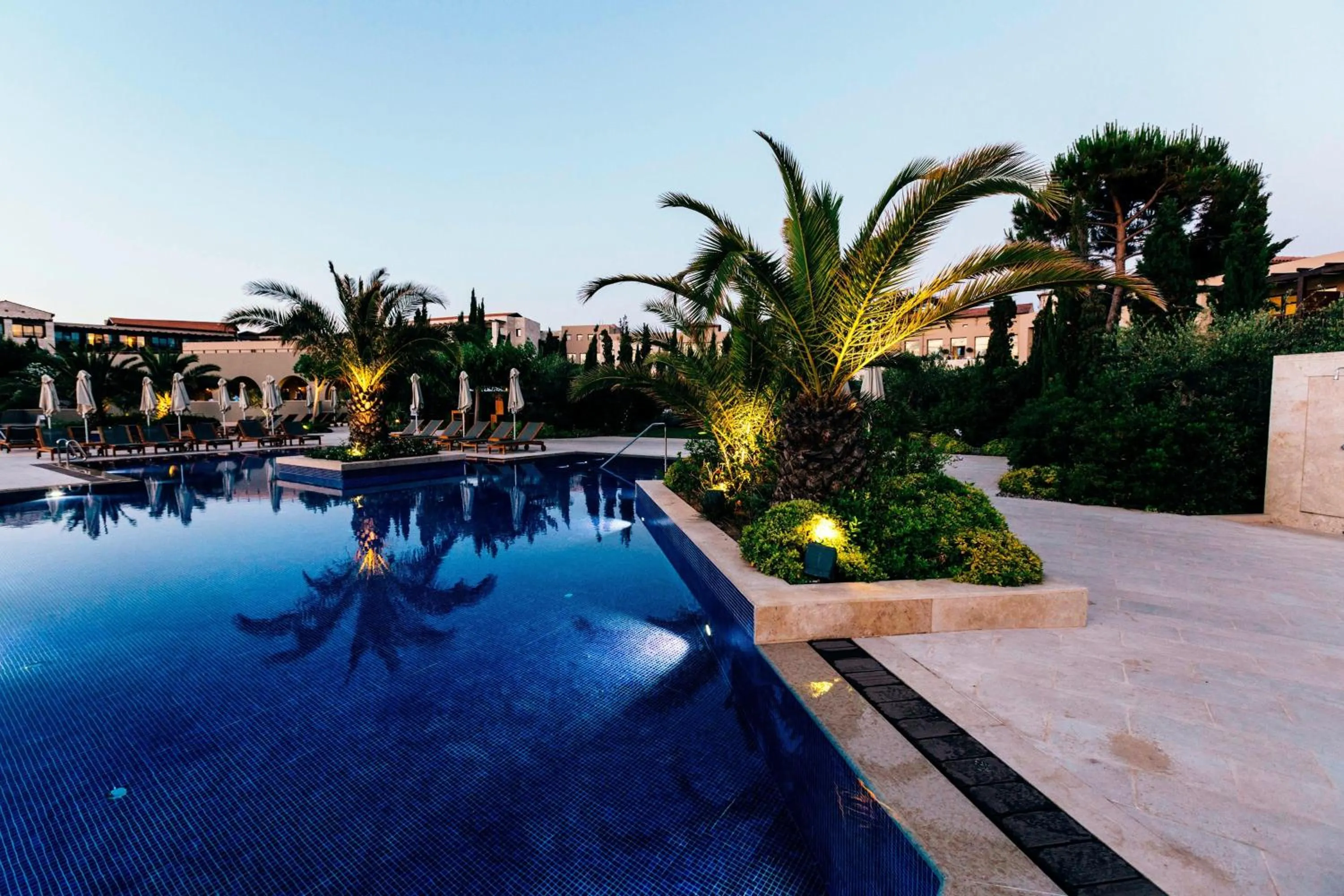Swimming pool in The Romanos, a Luxury Collection Resort, Costa Navarino