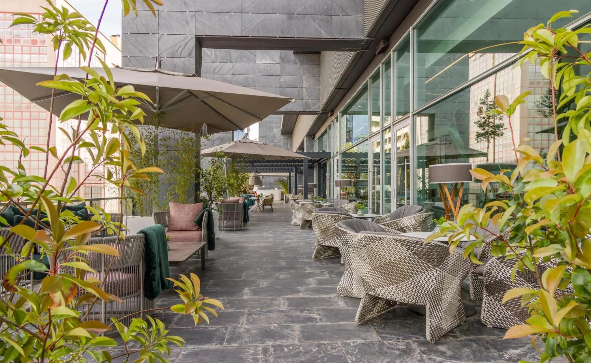 Balcony/Terrace in Ilunion Atrium