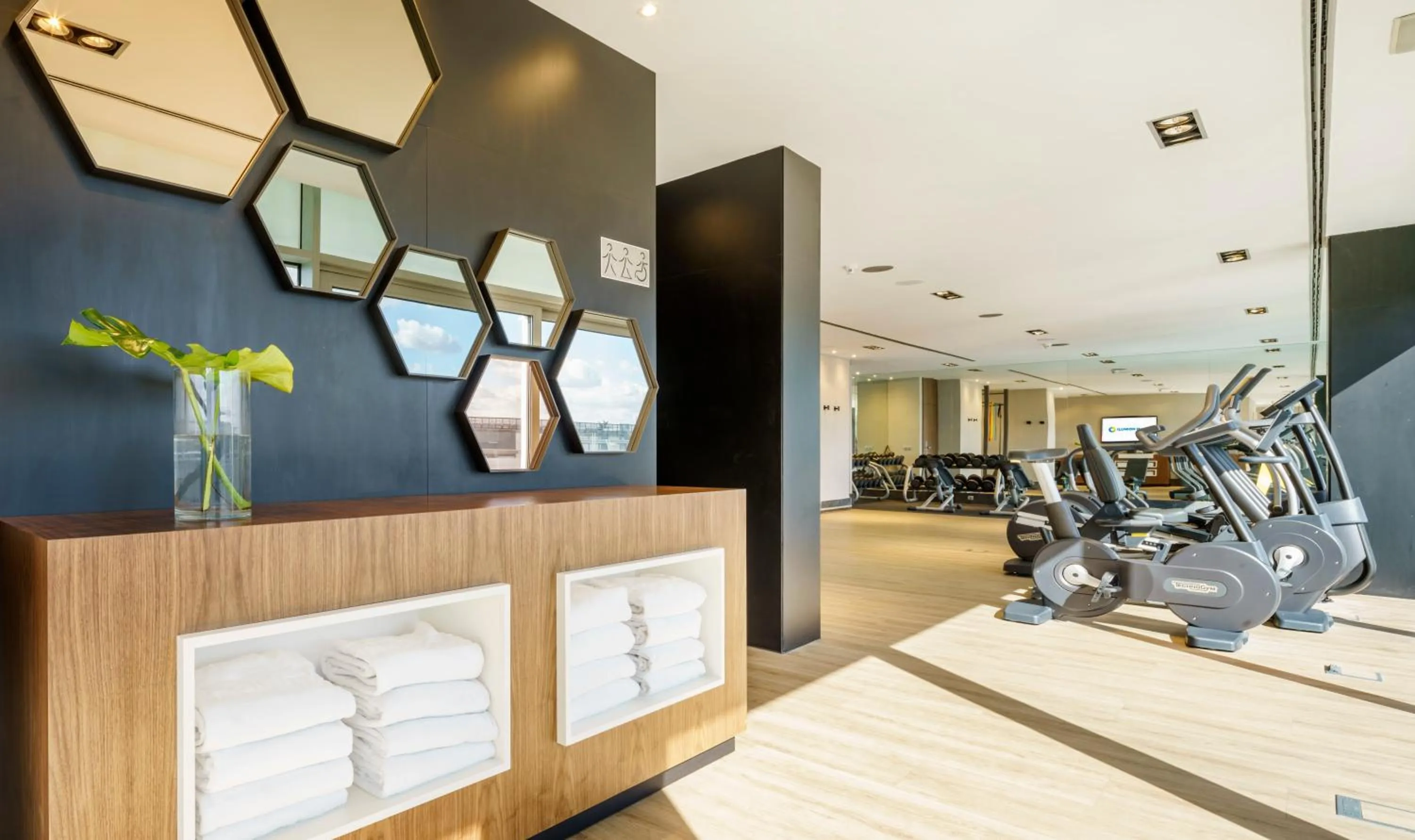 Fitness centre/facilities in Ilunion Atrium