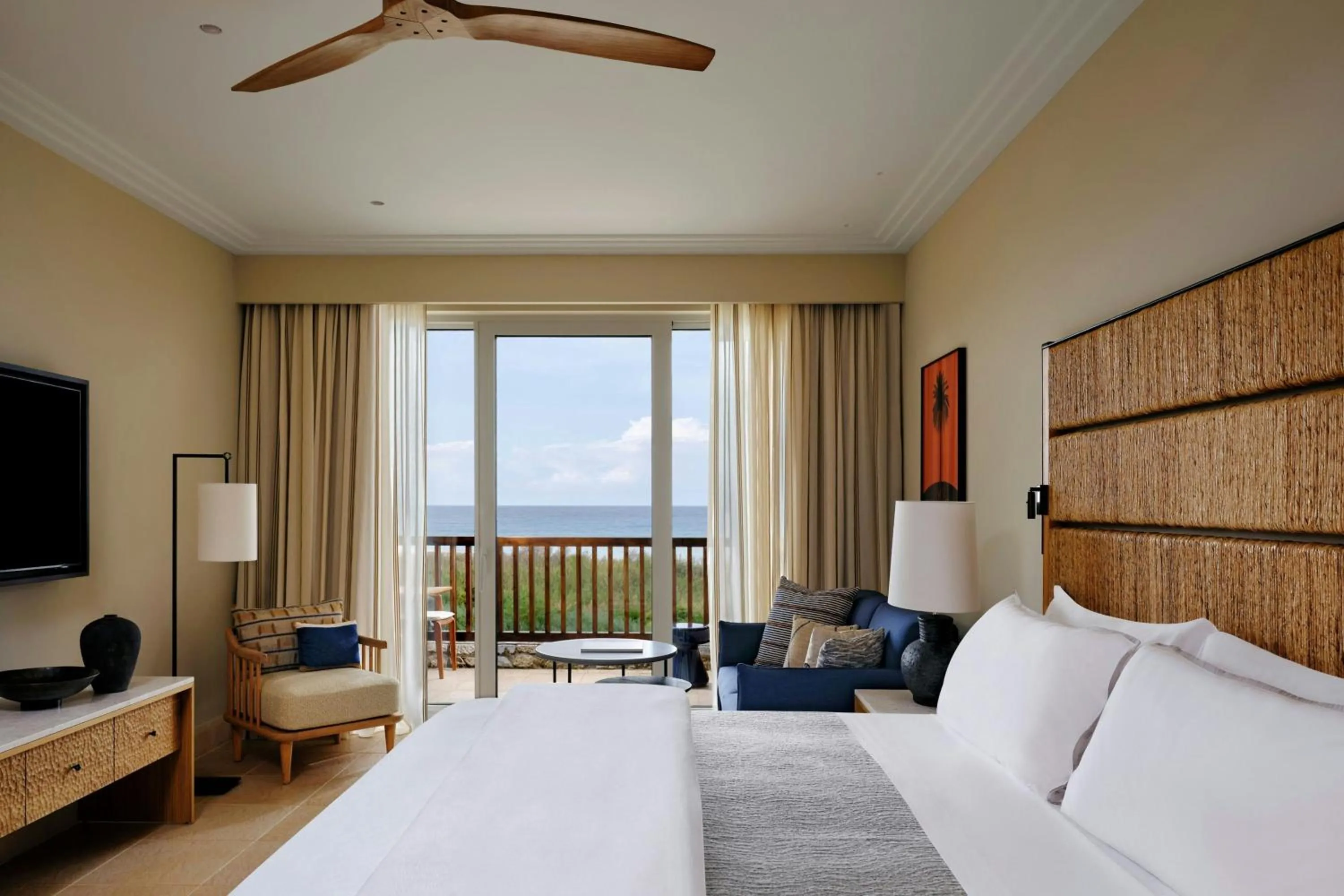 Photo of the whole room, Bed in The Westin Resort, Costa Navarino